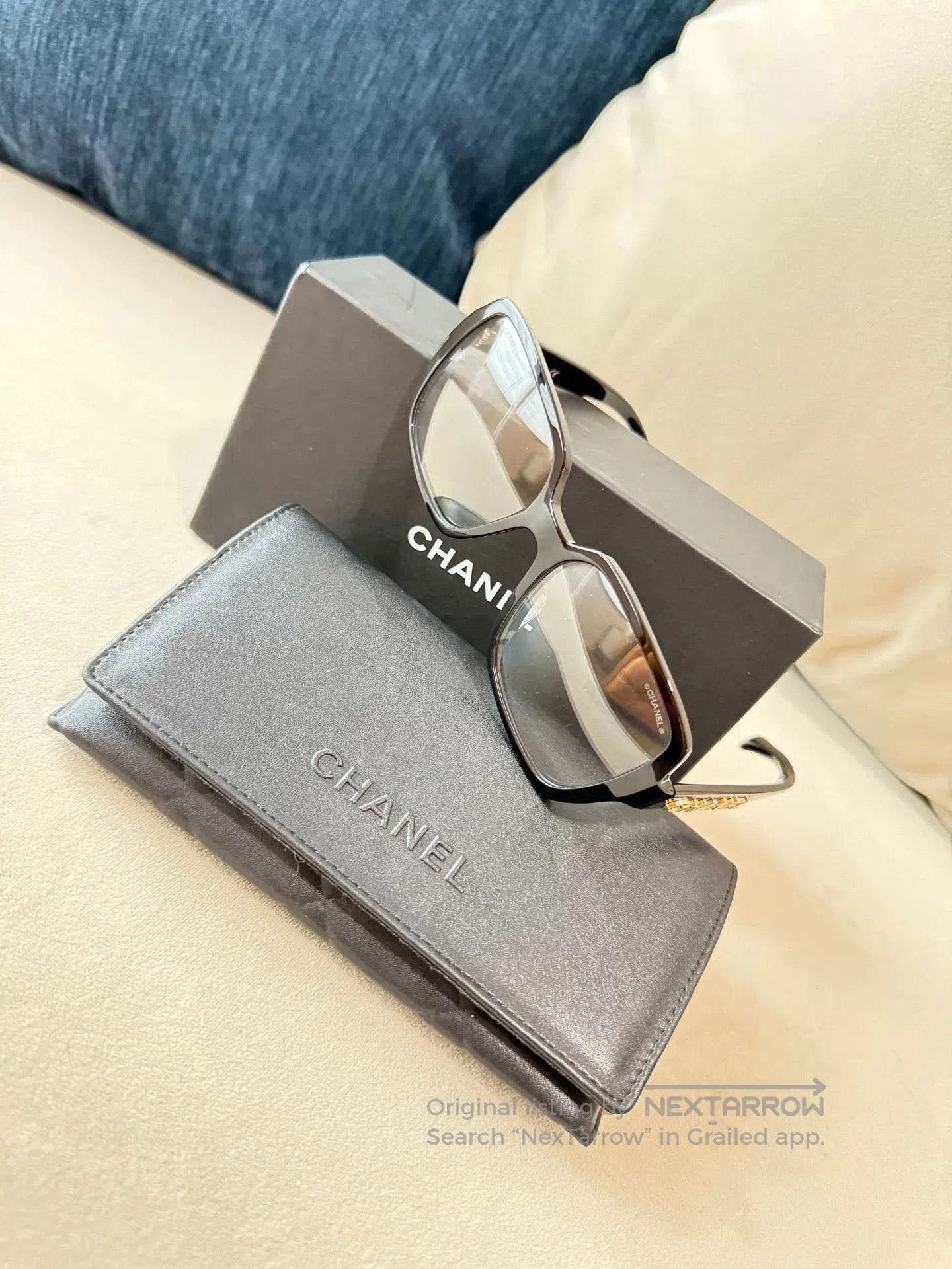 Chanel Chanel Black Square Frame Glasses. Size ONE SIZE - 3 Thumbnail