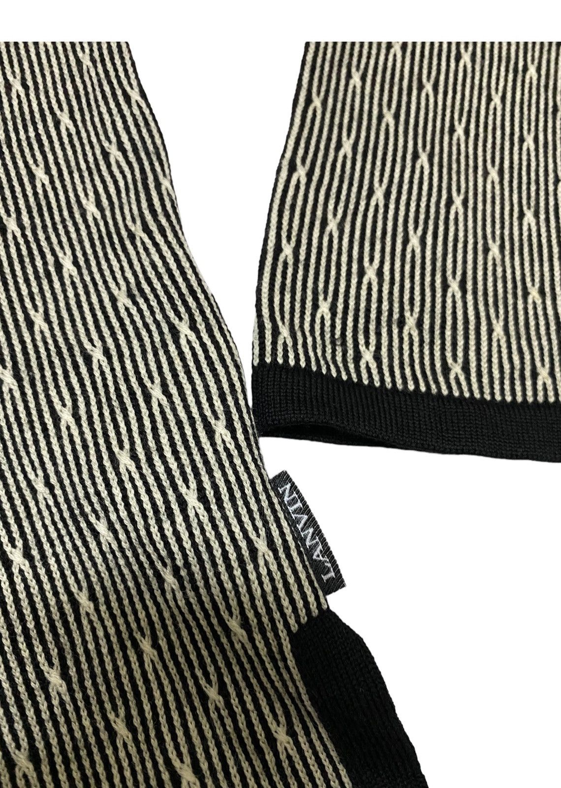Aran Isles Knitwear × Lanvin Lanvin Sport V-Neck Knitwear Sweater (C2) Size US M / EU 48-50 / 2 - 5 Thumbnail