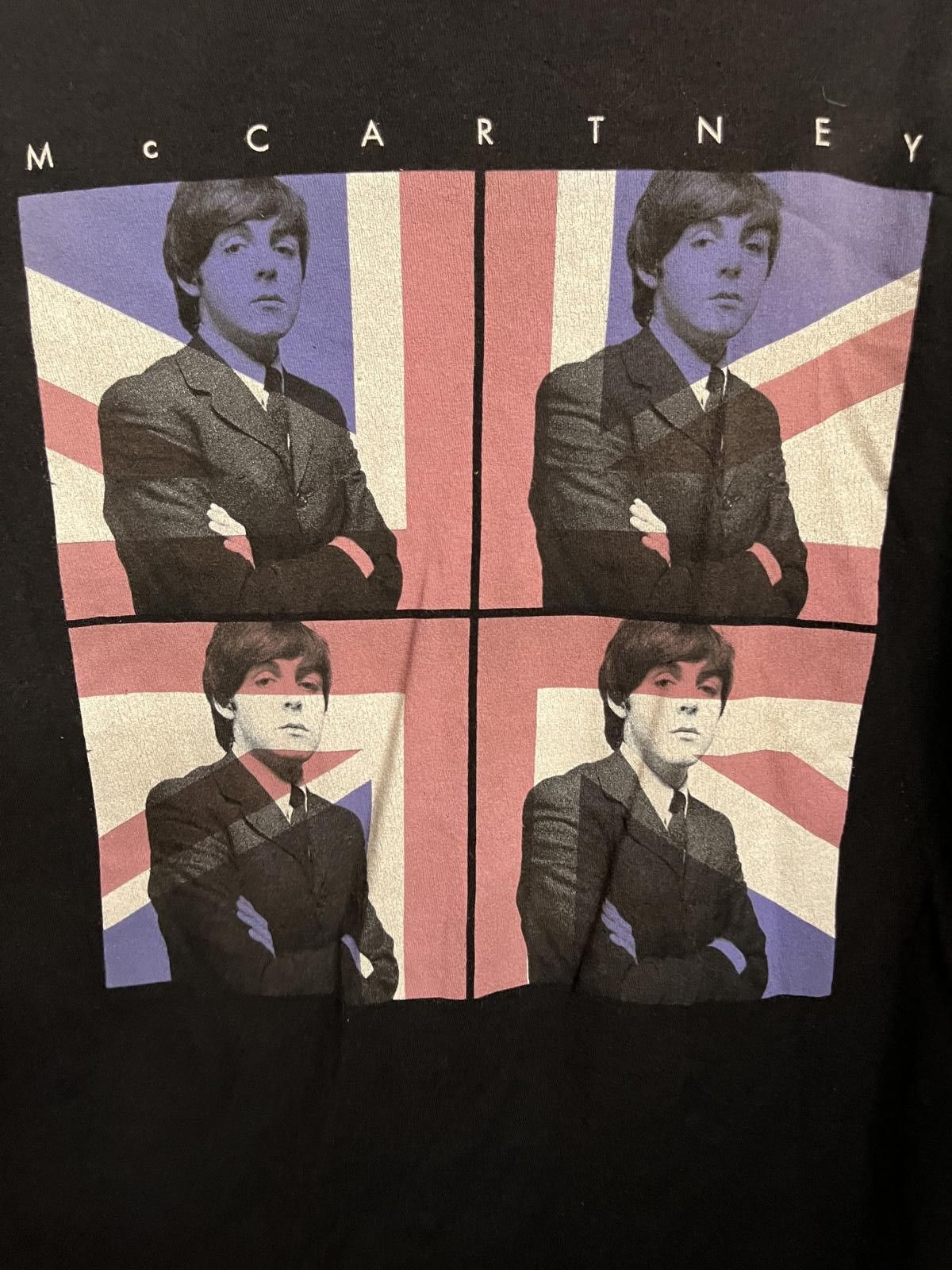 Designer PAUL Mccartney 2014 Tour Tee - Union Jack McCartney - M Size US M / EU 48-50 / 2 - 4 Thumbnail