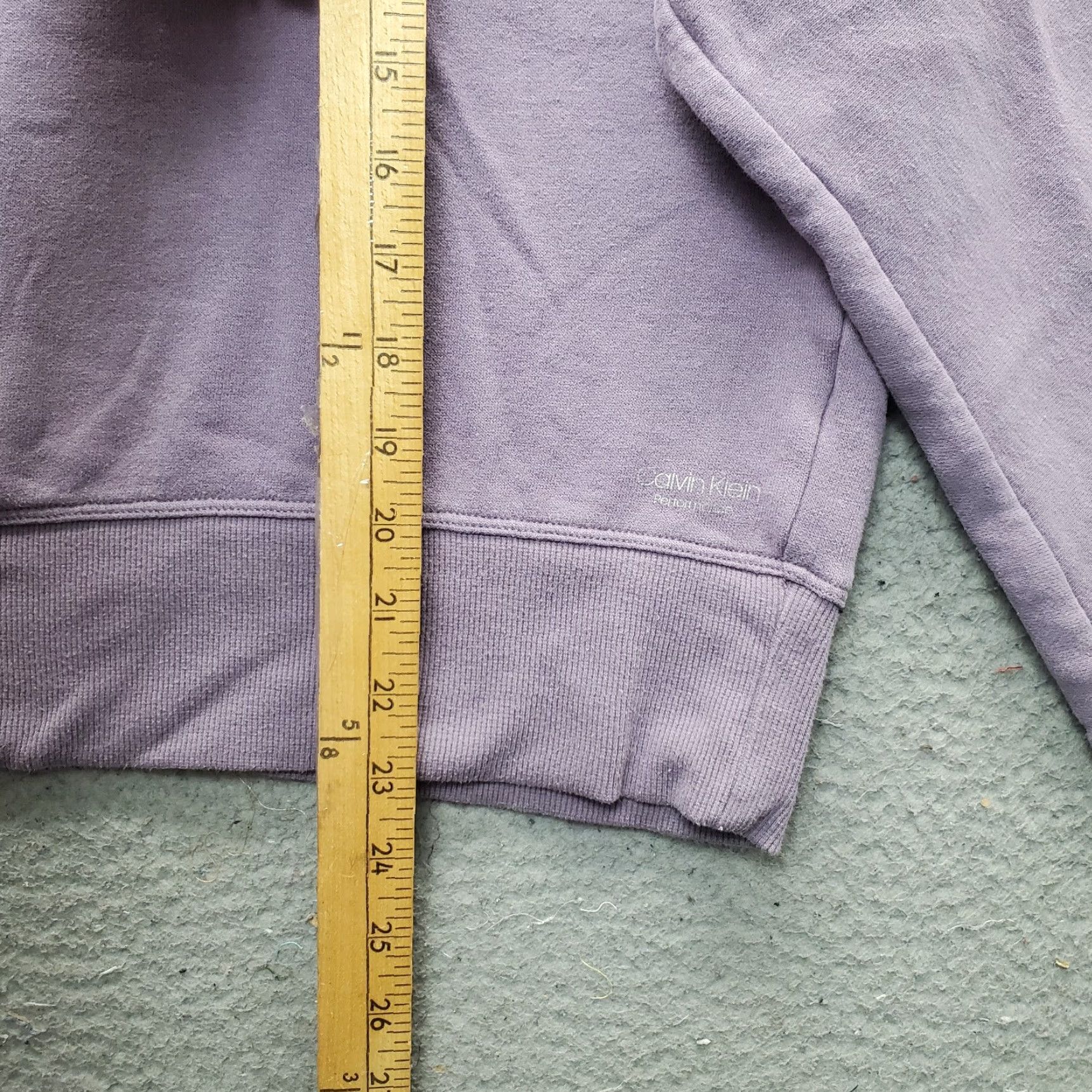 Calvin Klein Calvin Klein Womens Sweatshirt M Purple Fleece Lined Cowl Neck Pullover Long Sleeve Logo Casual Activewear Shirt Size M / US 6-8 / IT 42-44 - 3 Thumbnail