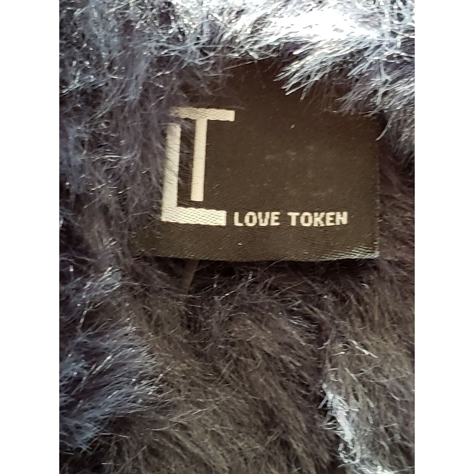 Other Love Token Faux Fur Vest Womens S Indigo Blue Sleeveless Jac Size S / US 4 / IT 40 - 9 Thumbnail