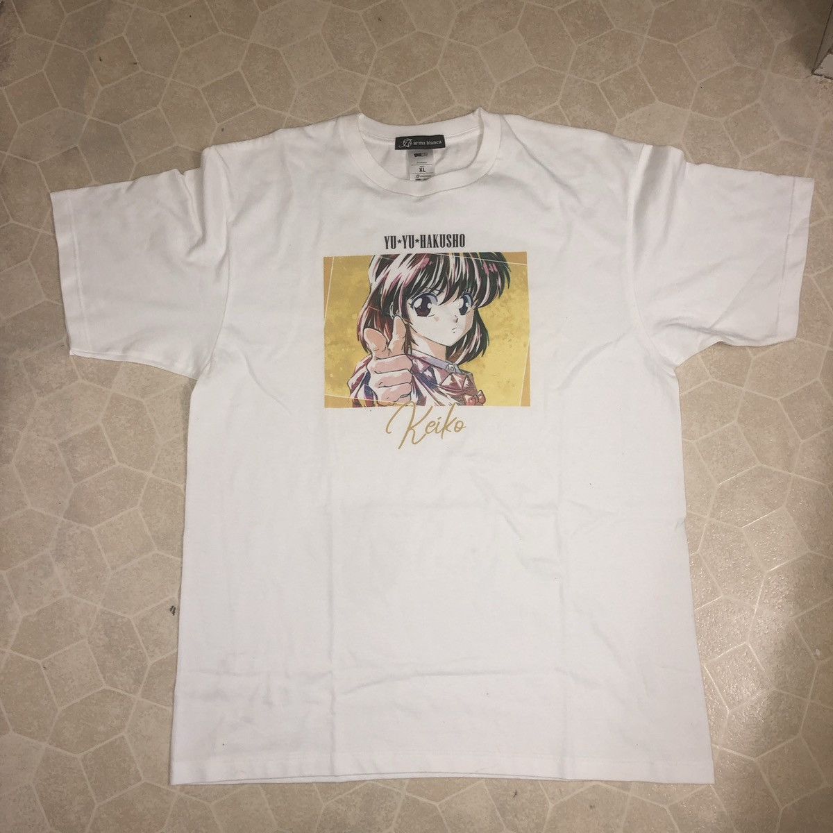 Anime Keiko Yu Yu Hakusho T Shirt Anime Manga T Shirt Y2K Vintage Size US L / EU 52-54 / 3 - 2 Thumbnail