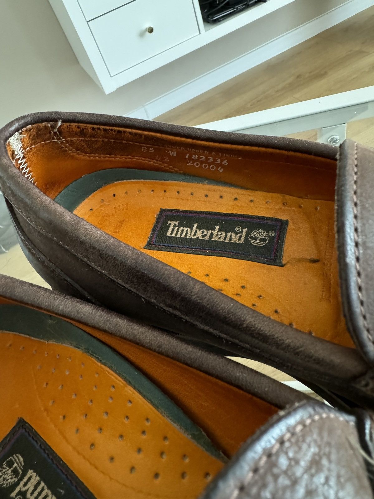 Timberland × Vibram × Vintage Vintage Timberland vibram loafers classic brown leather Size US 9 / EU 42 - 8 Thumbnail