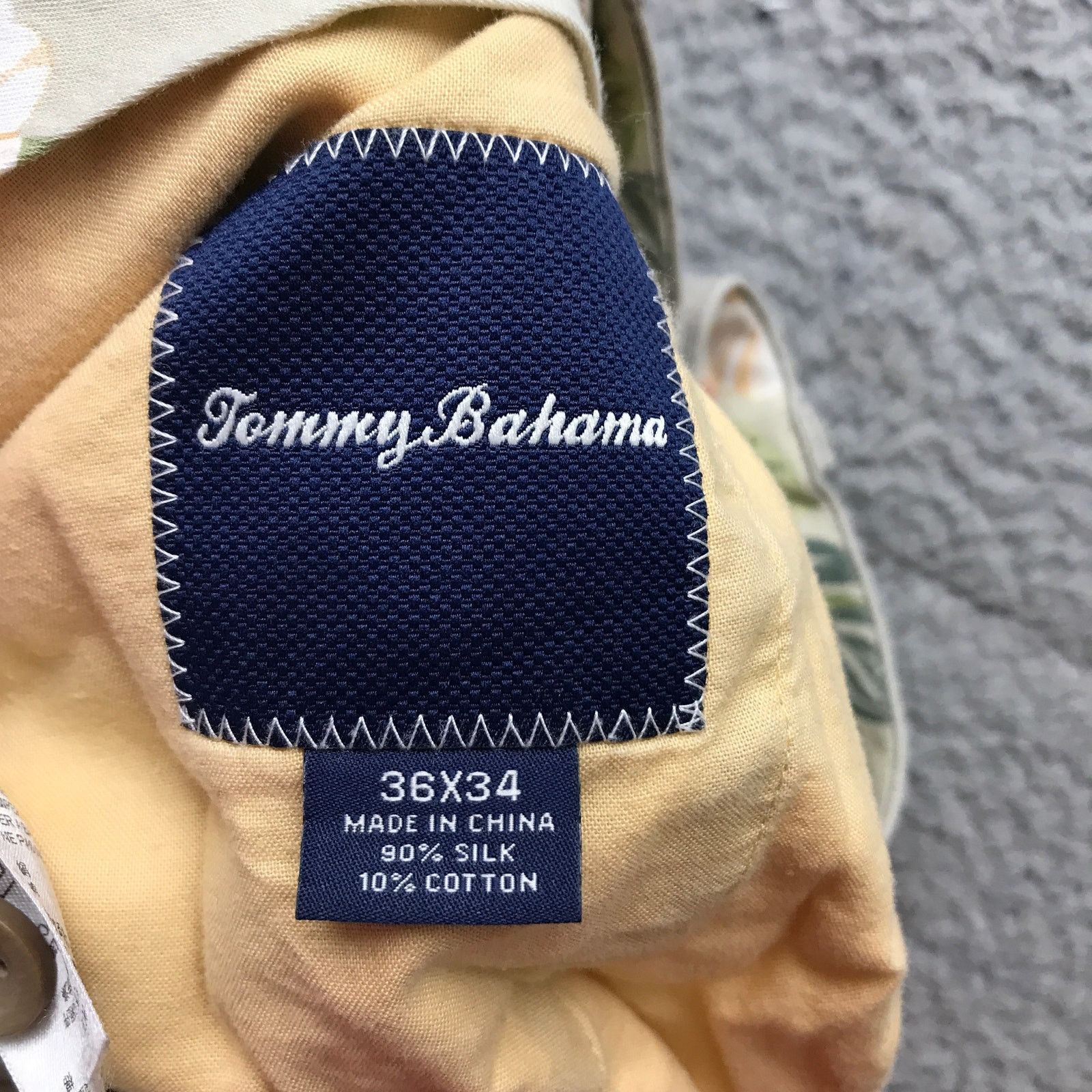 Tommy Bahama Tommy Bahama Silk Cotton Tapered Twill Pants Mens 36x34 Tan Size US 36 / EU 52 - 3 Thumbnail