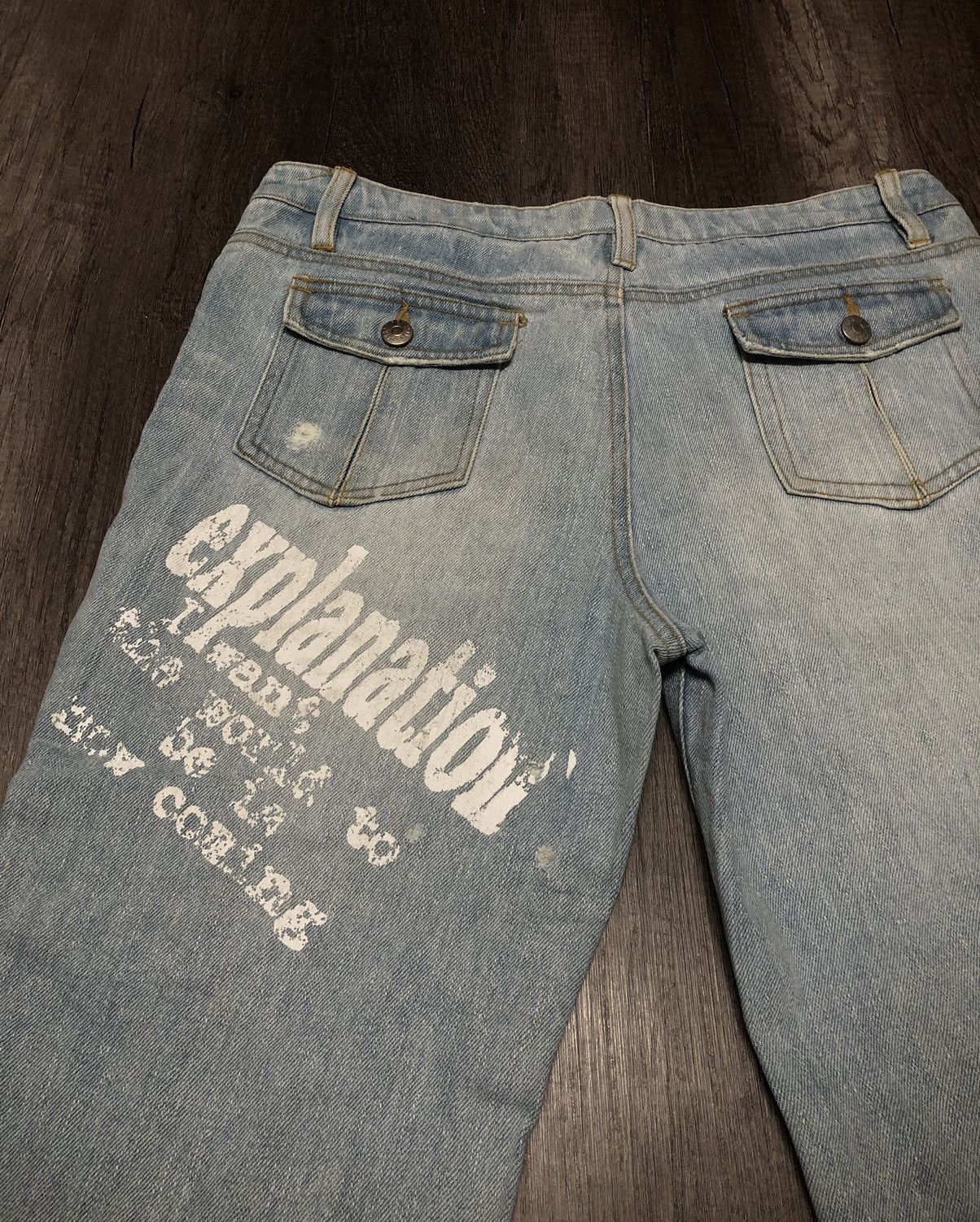 Japan Blue × Japanese Brand SKY BOMBER 391B08 Distressed Jeans Size US 32 / EU 48 - 17 Thumbnail