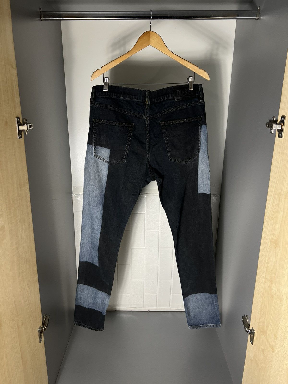 Diesel VINTAGE DIESEL INDUSTRY DENIM DIVISION DESIGNER JEANS Y2K Size US 34 / EU 50 - 18 Thumbnail