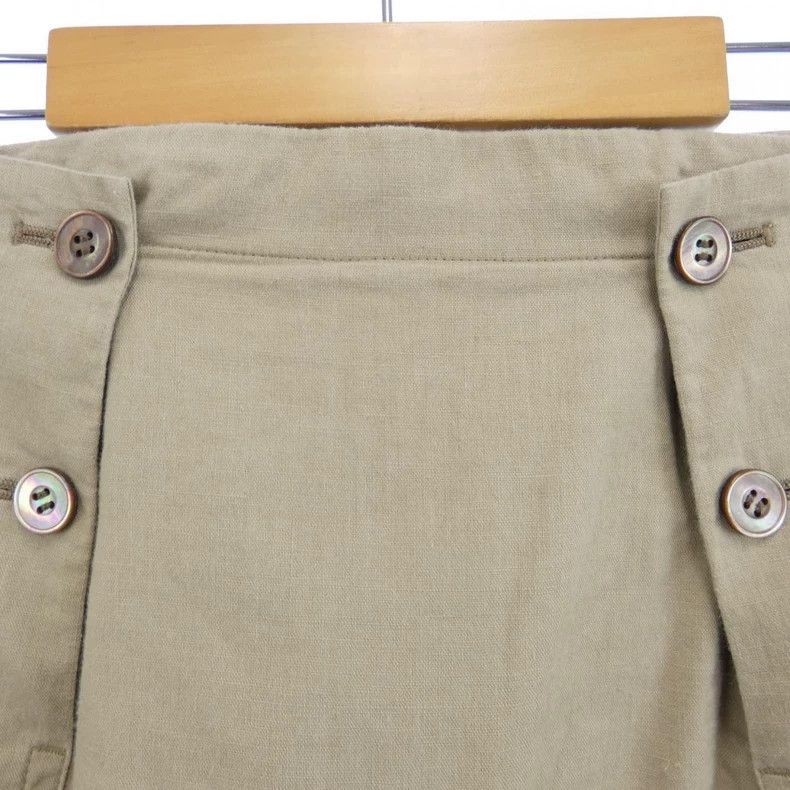Issey Miyake Issey Miyake size:L Beige mainline skirt Size 23" - 4 Thumbnail