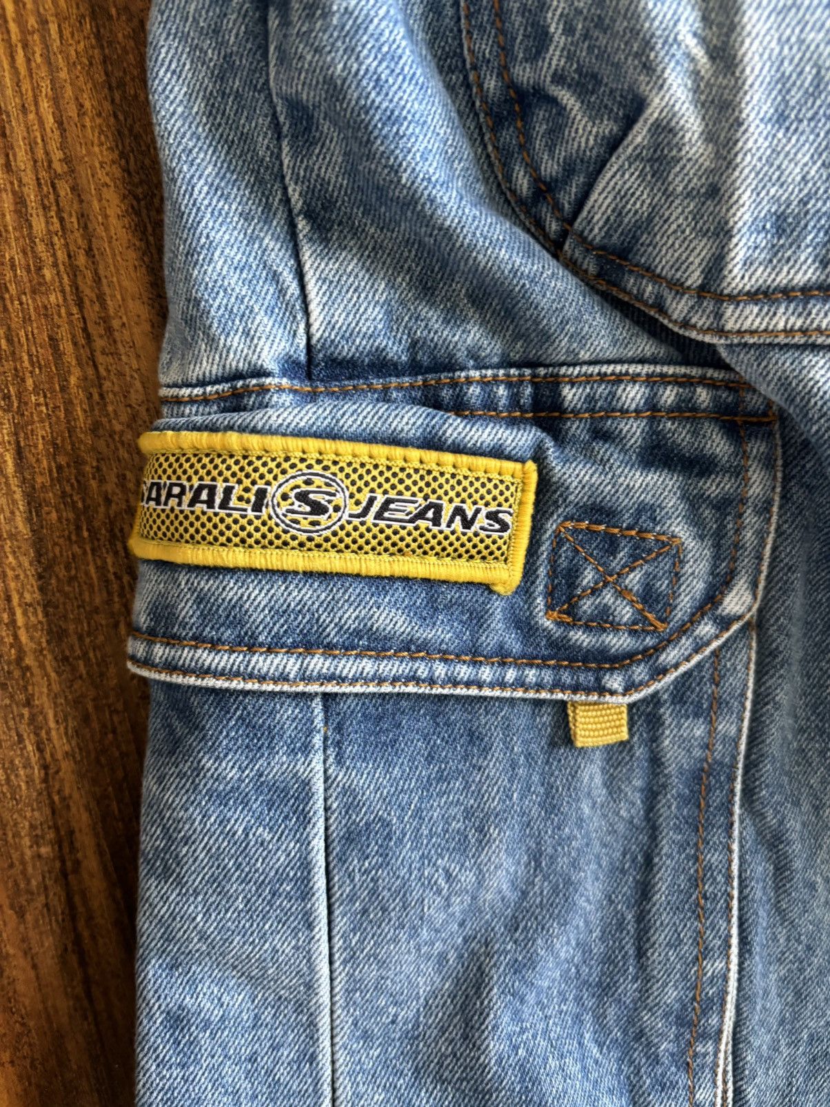 Japanese Brand Rare Vintage 90s Sarali Baggy double cargo pocket jeans Size US 30 / EU 46 - 4 Thumbnail