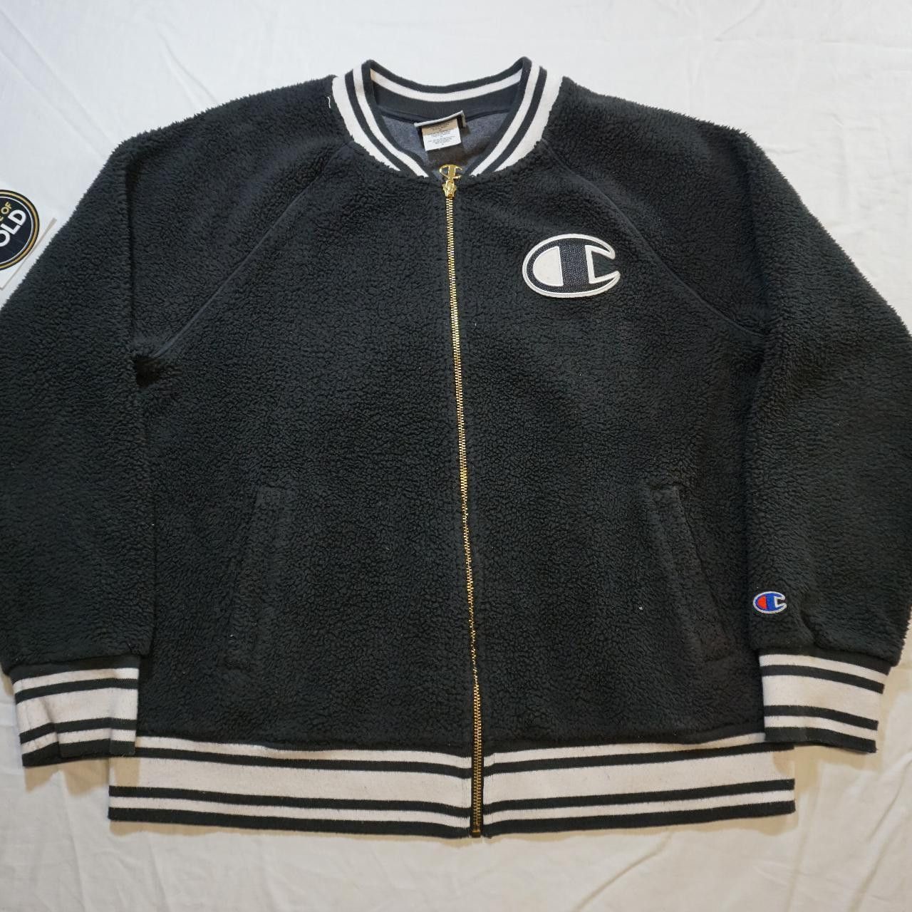Champion Champion arch sherpa letterman / varsity jacket Size XL / US 12-14 / IT 48-50 - 2 Thumbnail