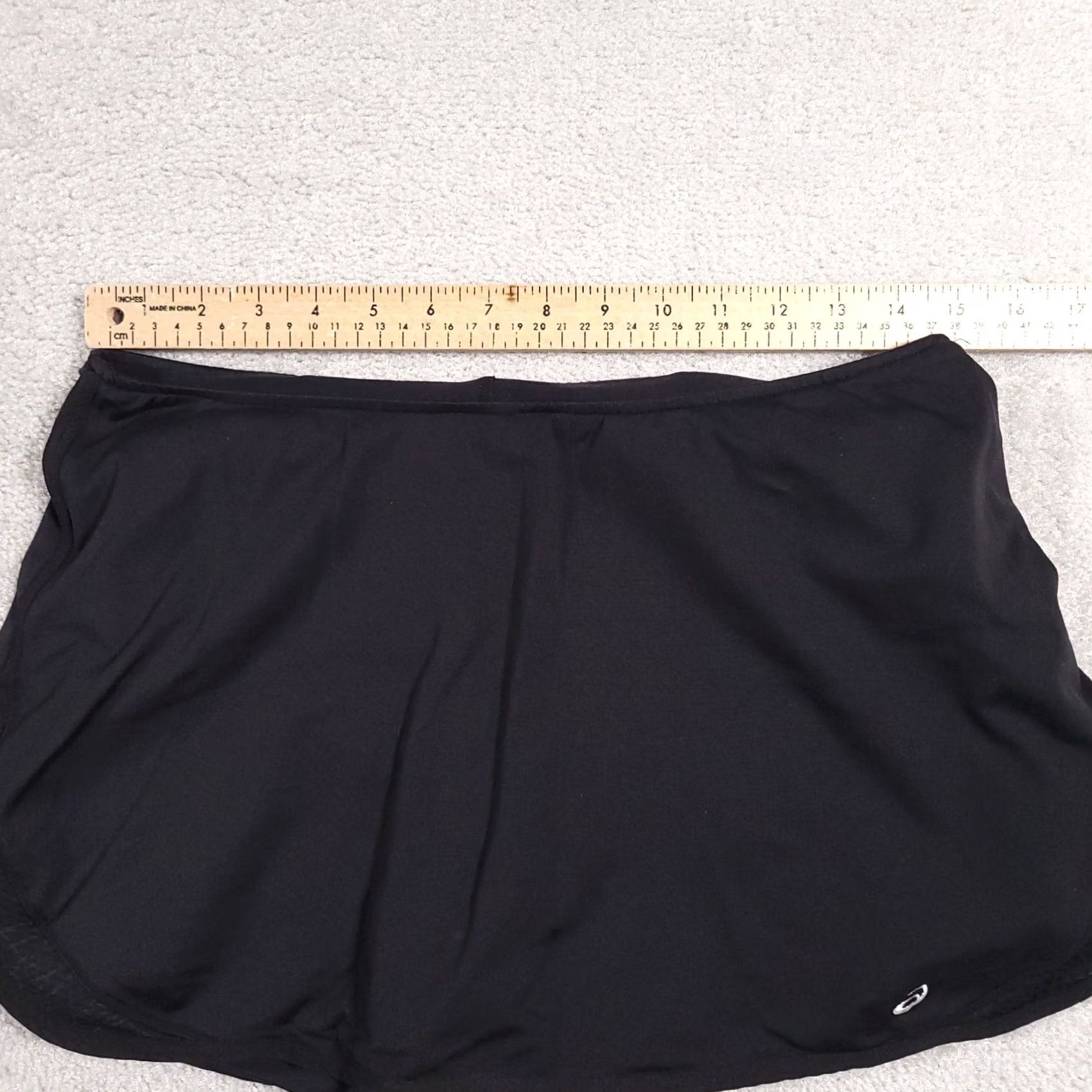 Asics ASICS Tennis Athletic Skort Women's Medium Black Zipper Pocket Stretch Sport Size ONE SIZE - 5 Thumbnail