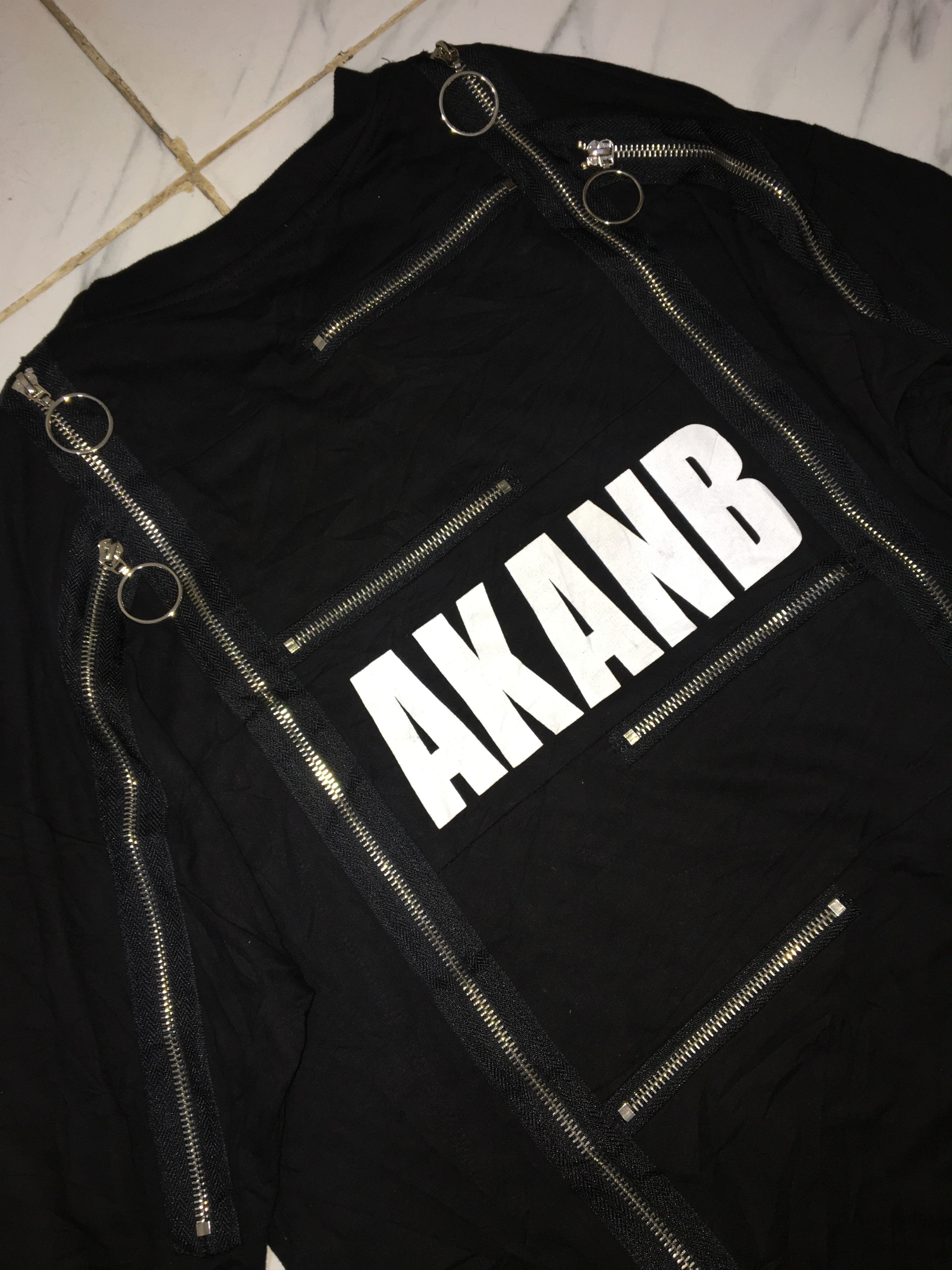 Japanese Brand ANBULLET ZIPPER TSHIRT Size US L / EU 52-54 / 3 - 7 Thumbnail
