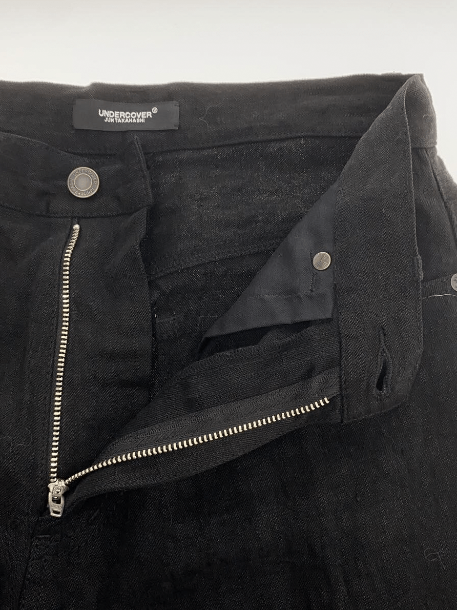 Undercover Undercover Denim / Linen Needle Punched Felted Trouser Size US 32 / EU 48 - 7 Thumbnail