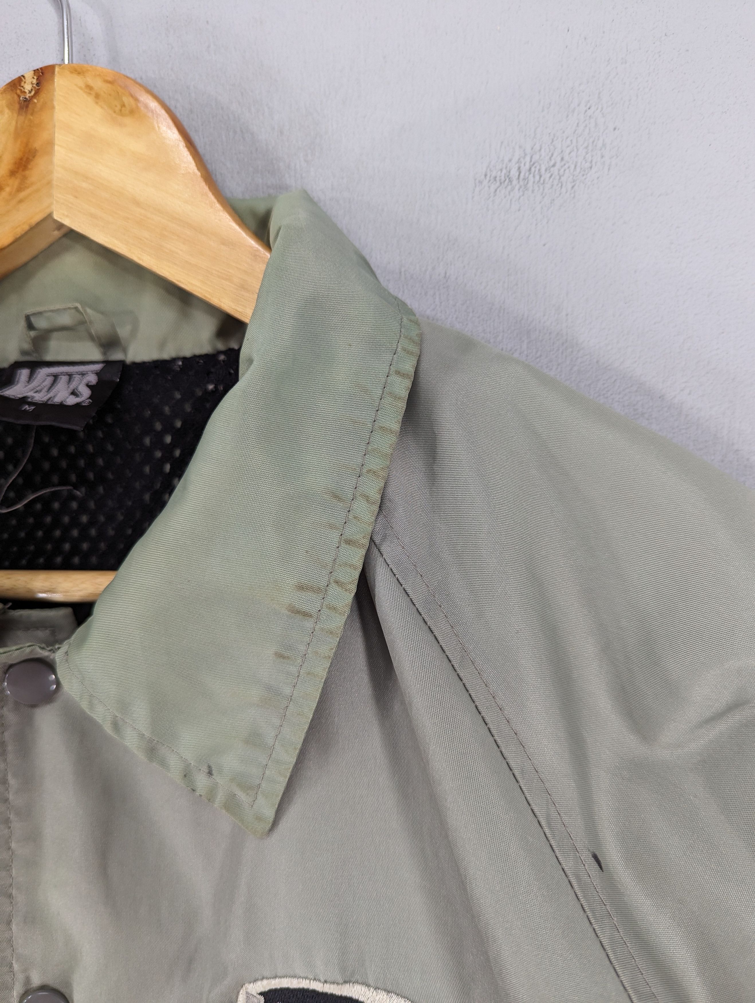 Vans × Vintage Vintage 90s Vans Distressed Coach Jacket Size US L / EU 52-54 / 3 - 9 Thumbnail