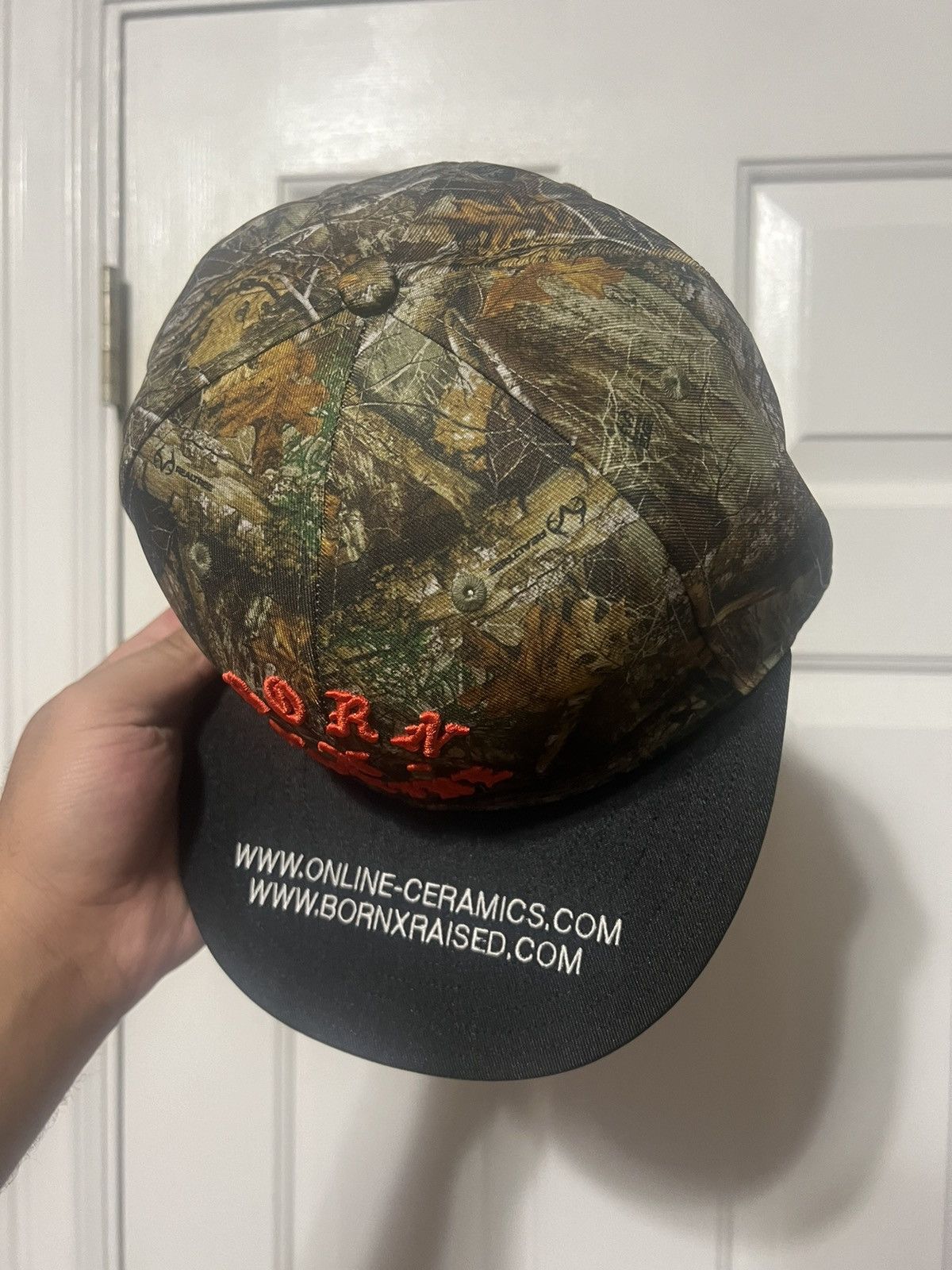 Born X Raised + Online Ceramics Logo Cap