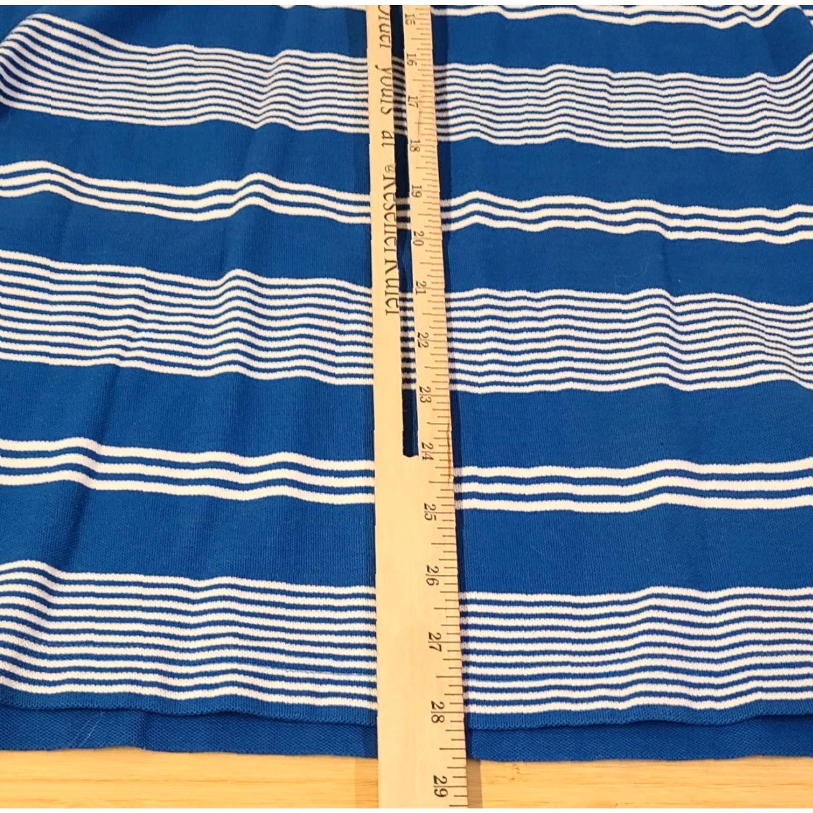 Vintage Masters Collection Polo Shirt Striped Augusta Blue L Men Size US L / EU 52-54 / 3 - 8 Thumbnail