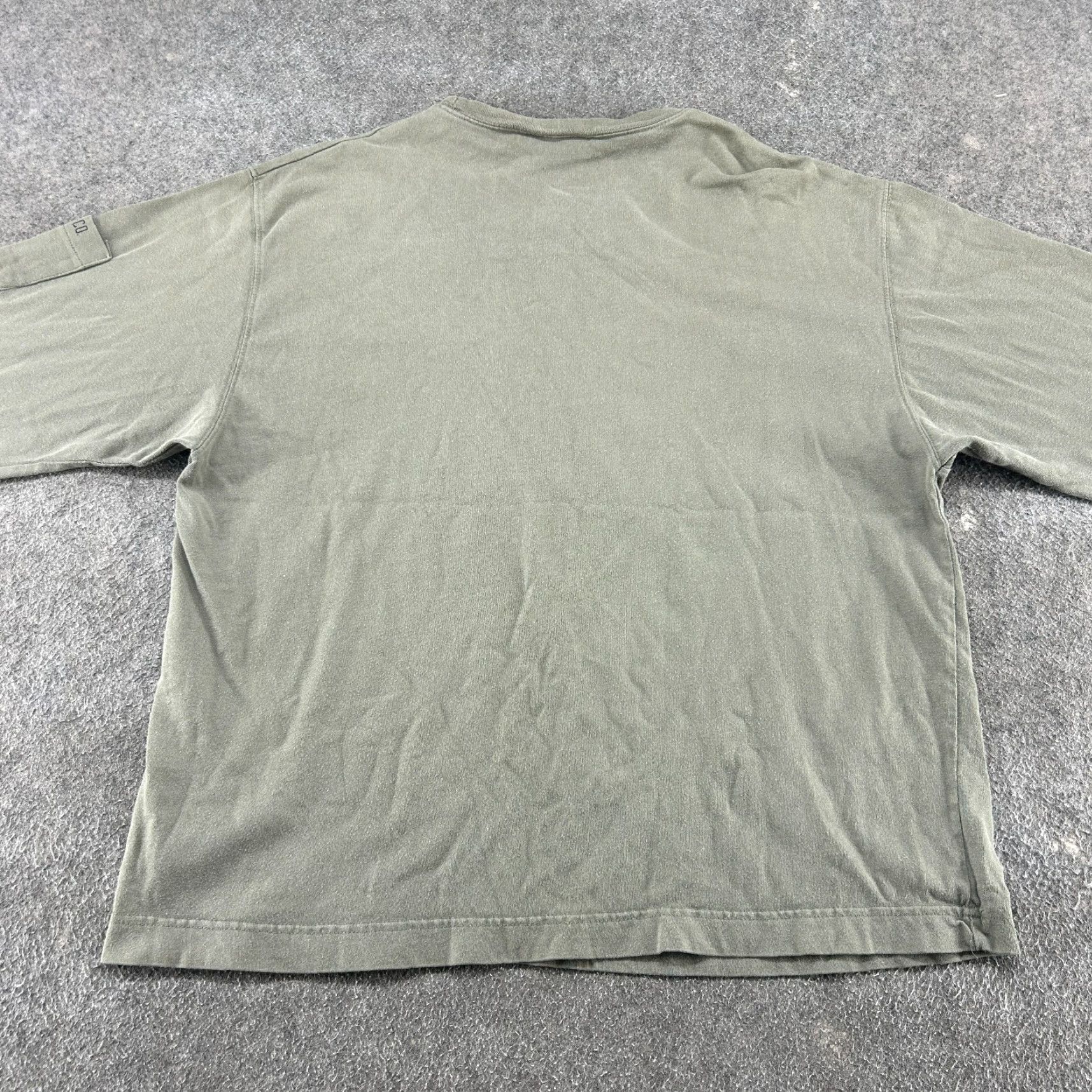 Levi's VINTAGE Levi's Shirt Mens XL Green Long Sleeve Solid Knit Cotton 90s T-Shirt Size US XL / EU 56 / 4 - 6 Thumbnail