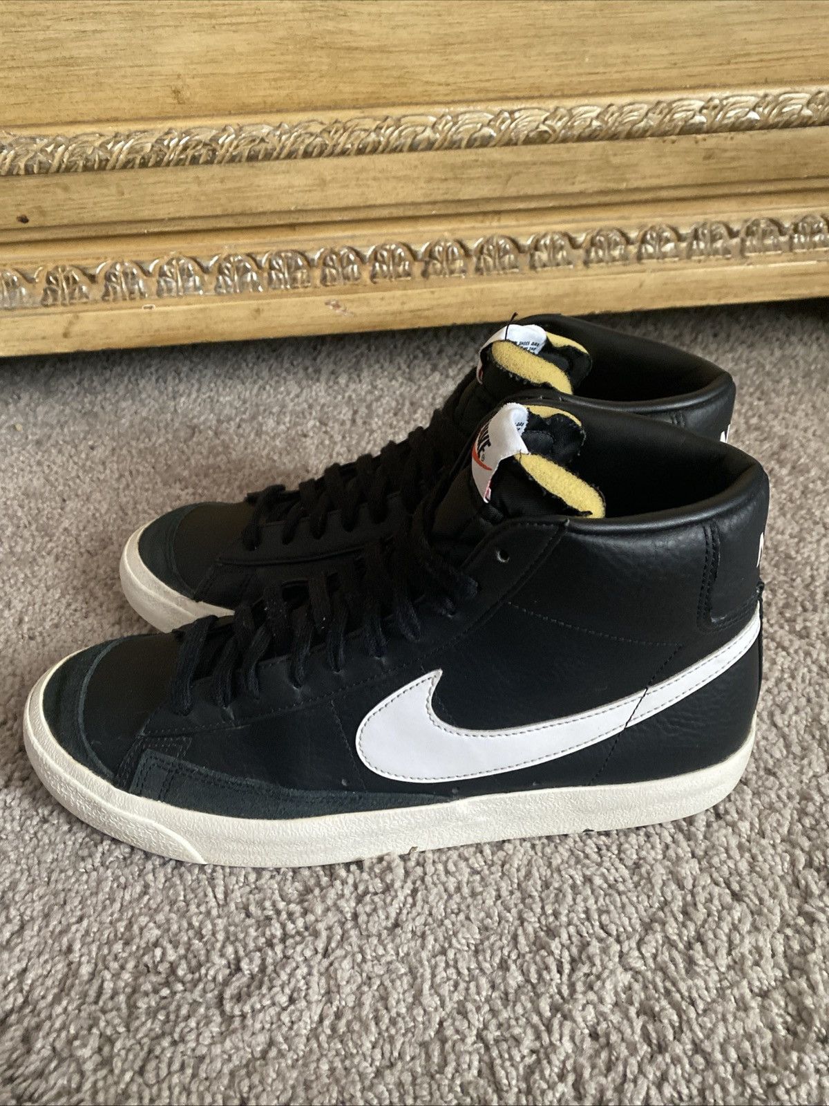 Nike Nike Blazer 77 Mid black vintage leather size 10.5 Size US 10.5 / EU 43-44 - 15 Thumbnail