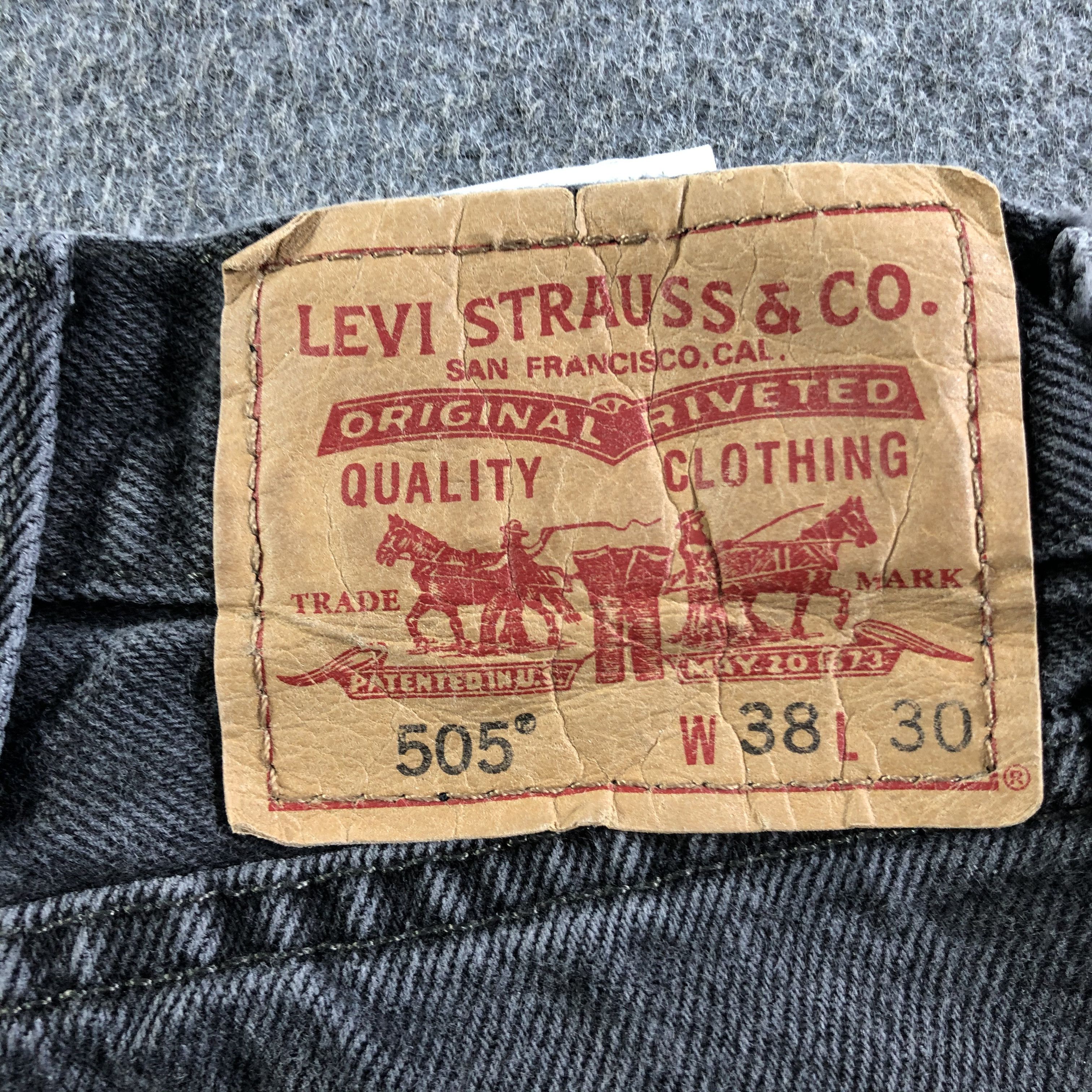 Levi's Vintage Levis 505 Earth Tone Jeans-J3284 Size US 38 / EU 54 - 5 Thumbnail