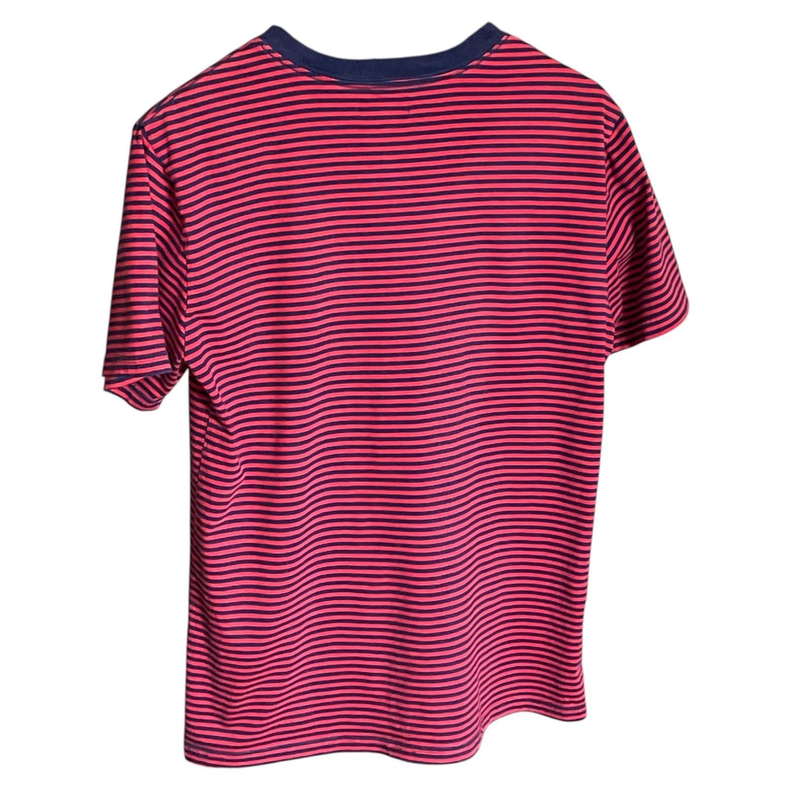 Polo Ralph Lauren Polo Ralph Lauren Boys XL 18-20 Red Blue Striped V-Neck Tee Size US XL / EU 56 / 4 - 2 Thumbnail