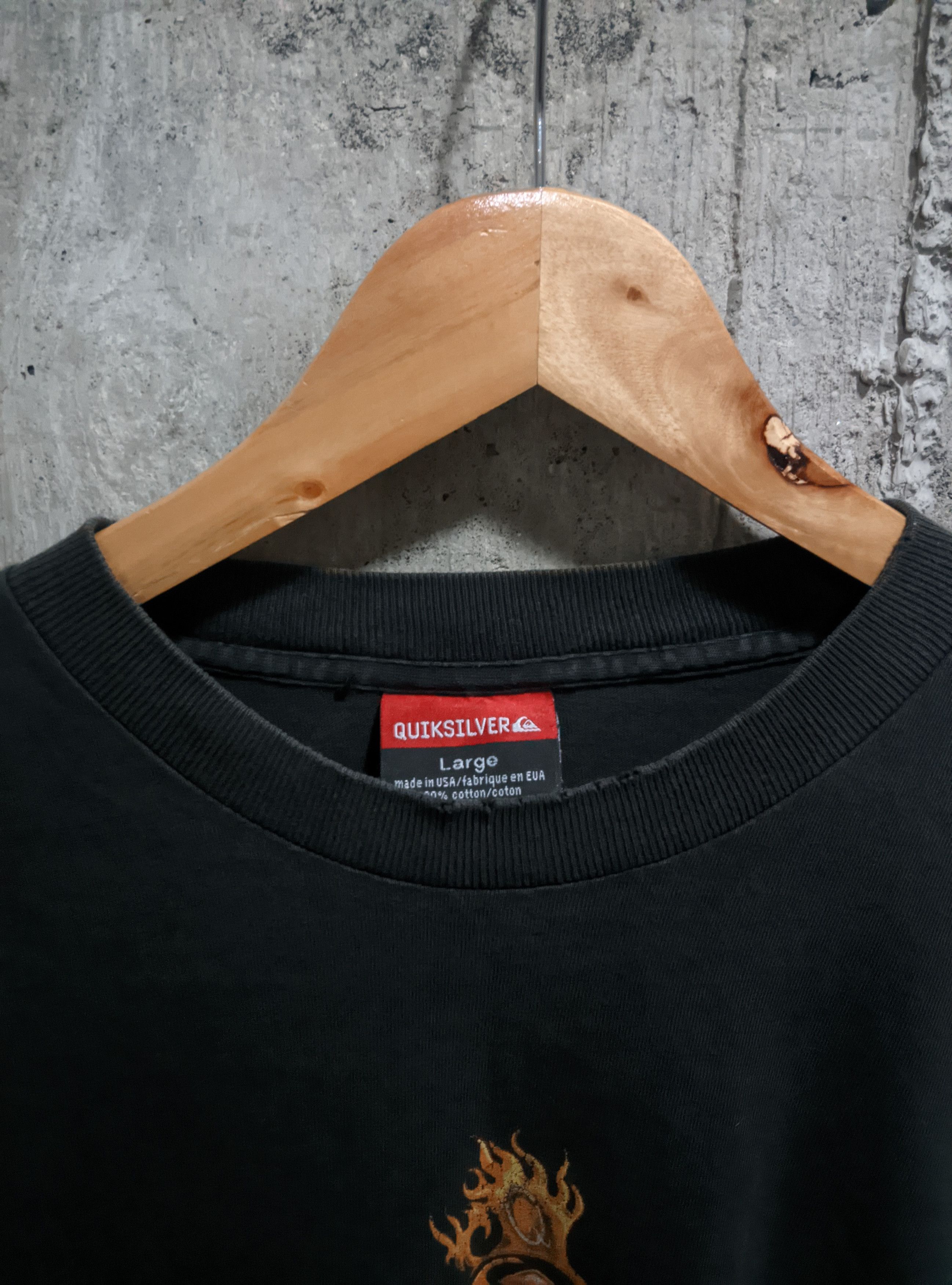Quiksilver Vintage quiksilver dragon distressed sun faded ERD Size US L / EU 52-54 / 3 - 5 Thumbnail