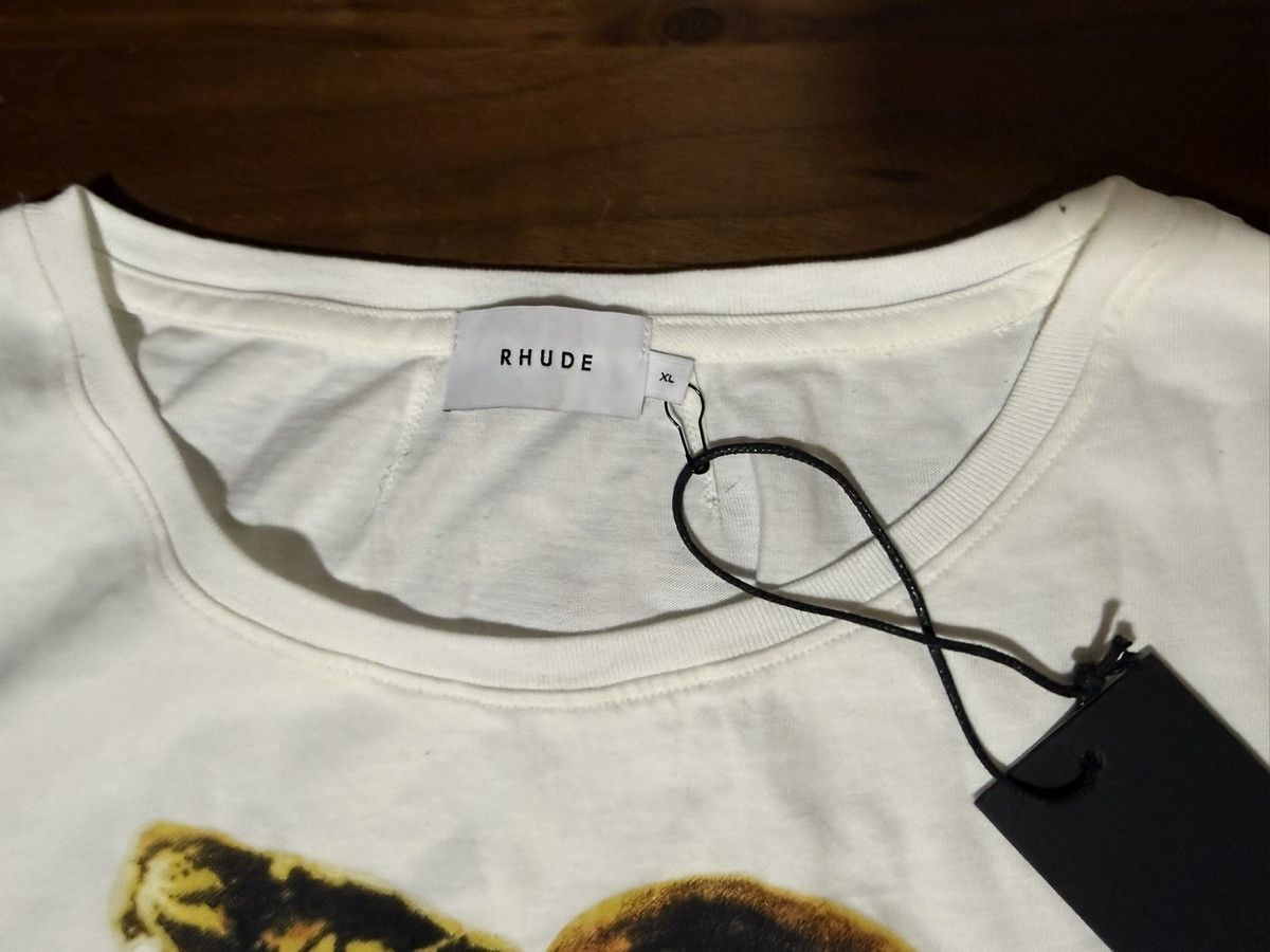 Rhude RHUDE TIGER TEE VINTAGE WHITE Size XL T-Shirt Jersey Graphic Size US XL / EU 56 / 4 - 3 Thumbnail