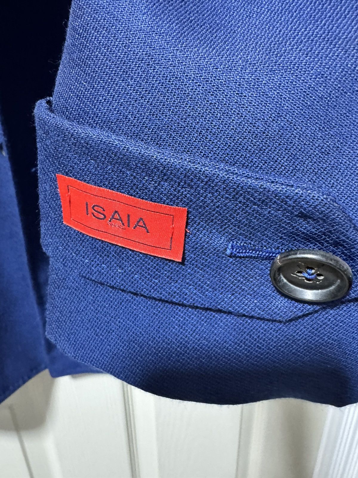 Isaia Napolii Isaia Napoli Mens Luxury Cashmere/Silk Blue Blazer Size US M / EU 48-50 / 2 - 21 Thumbnail