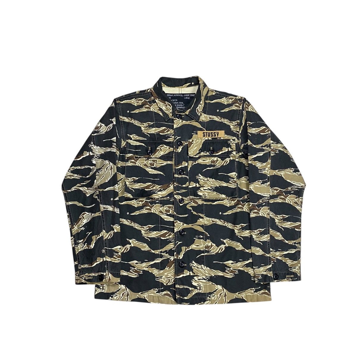 Stussy Vintage Stussy BDU Camouflage Tiger Military Jacket Size US L / EU 52-54 / 3 - 2 Thumbnail