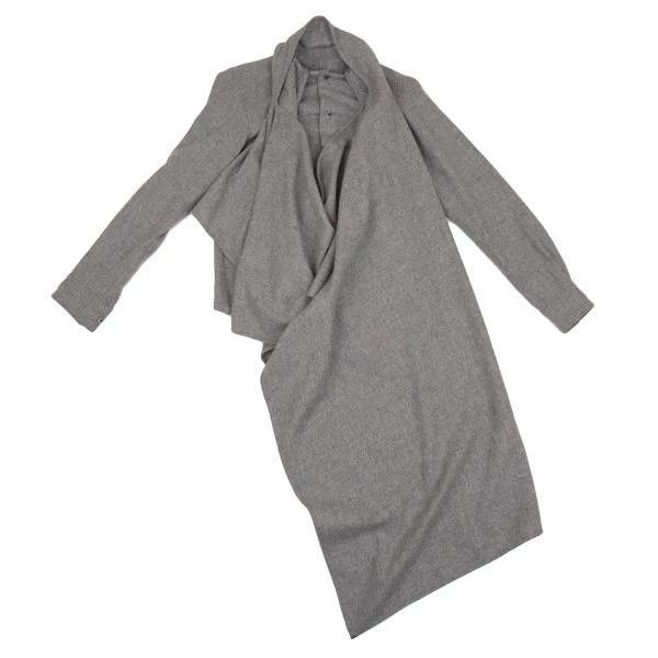 Comme des Garcons Comme Des Garcons Grey Retro Fake Two-Piece Design Top Size XS / US 0-2 / IT 36-38 - 2 Thumbnail