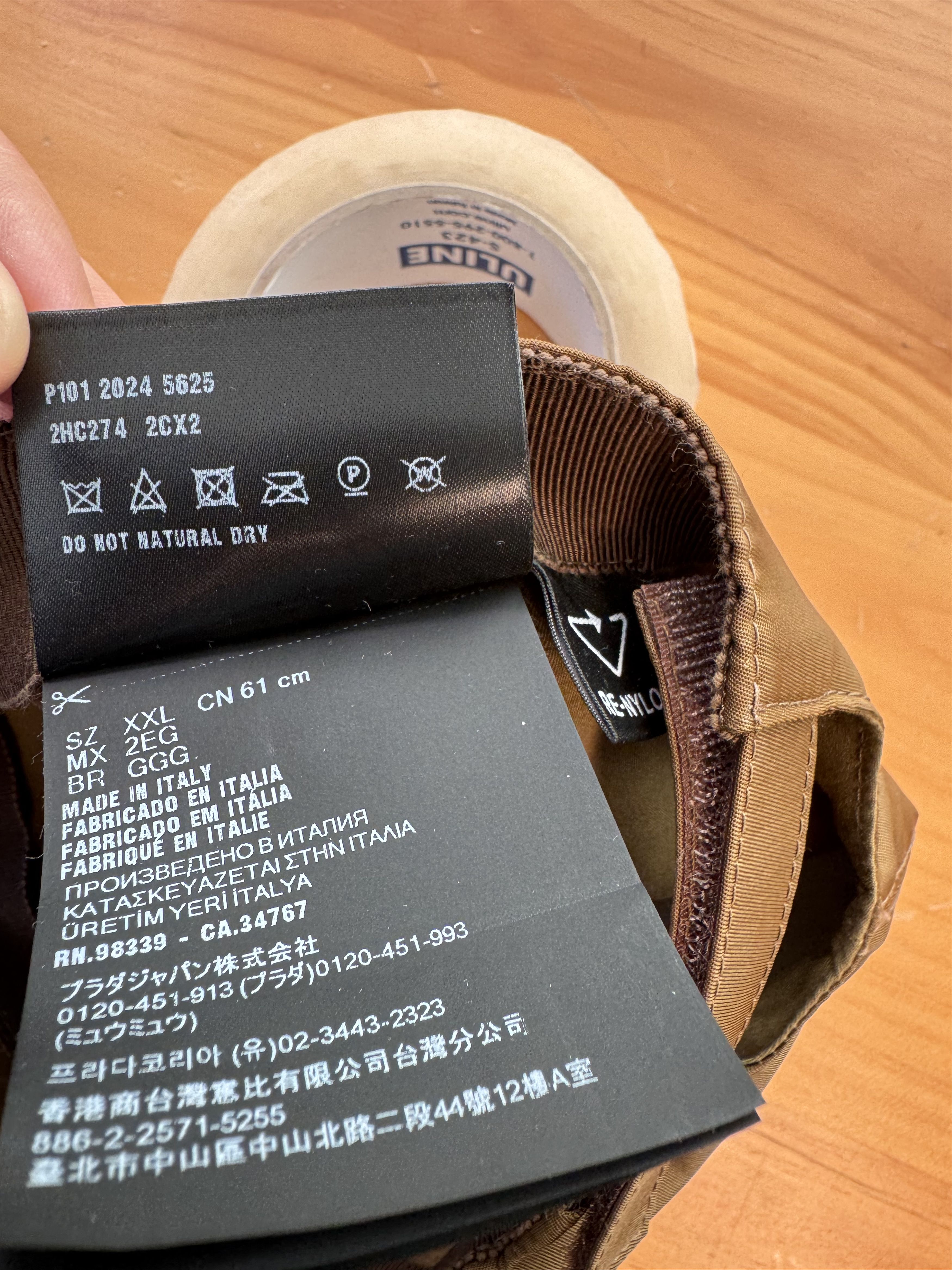 Prada Prada Nylon Leather Trim Hat snapback Size ONE SIZE - 12 Thumbnail