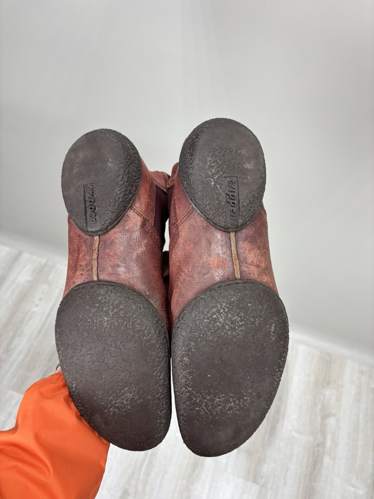 Trippen Mens boots Trippen Size 42 Color Red Size US 9 / EU 42 - 9 Thumbnail