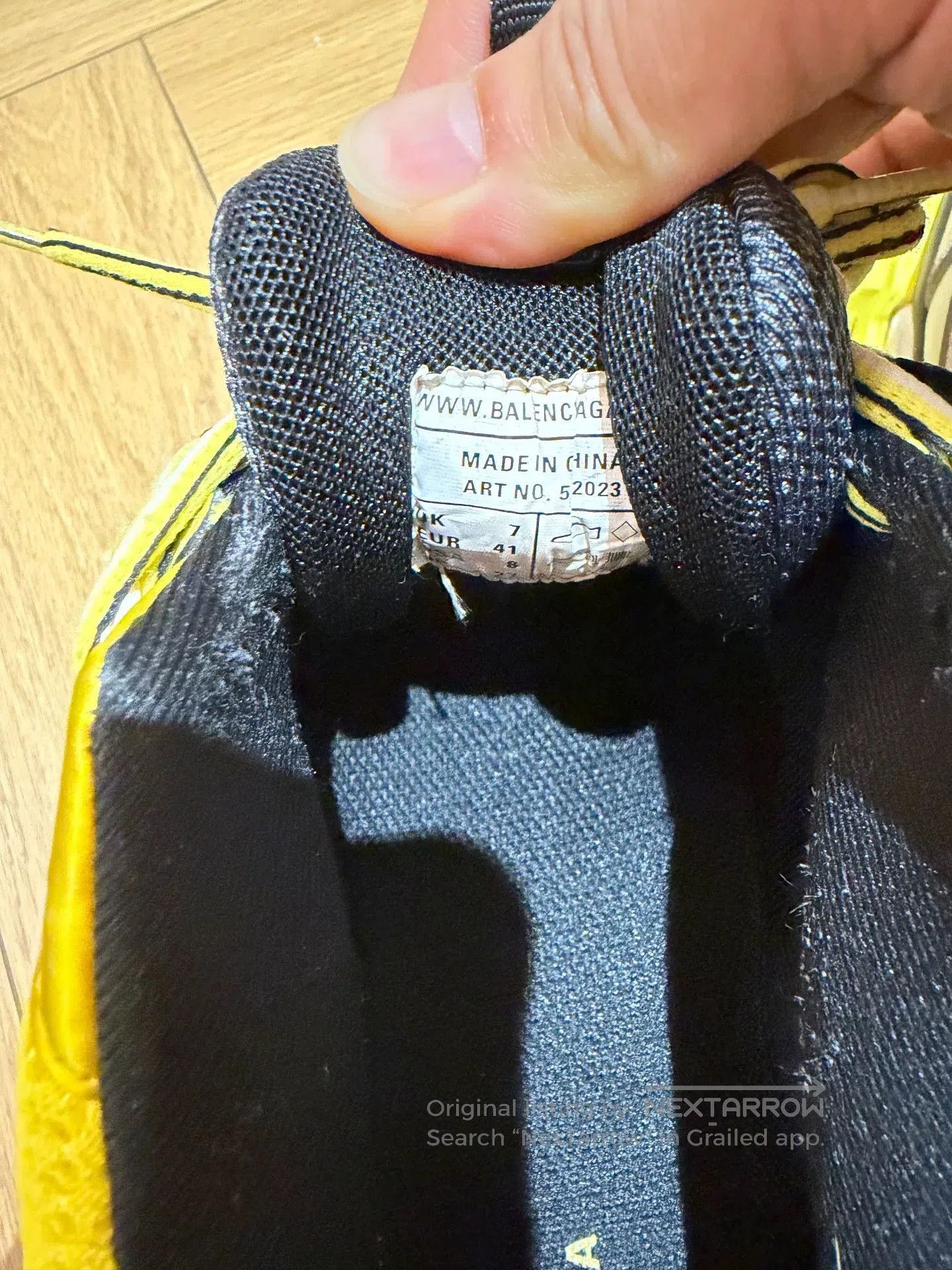 Balenciaga balenciaga gray and yellow track sneakers. Size US 10 / EU 43 - 5 Thumbnail