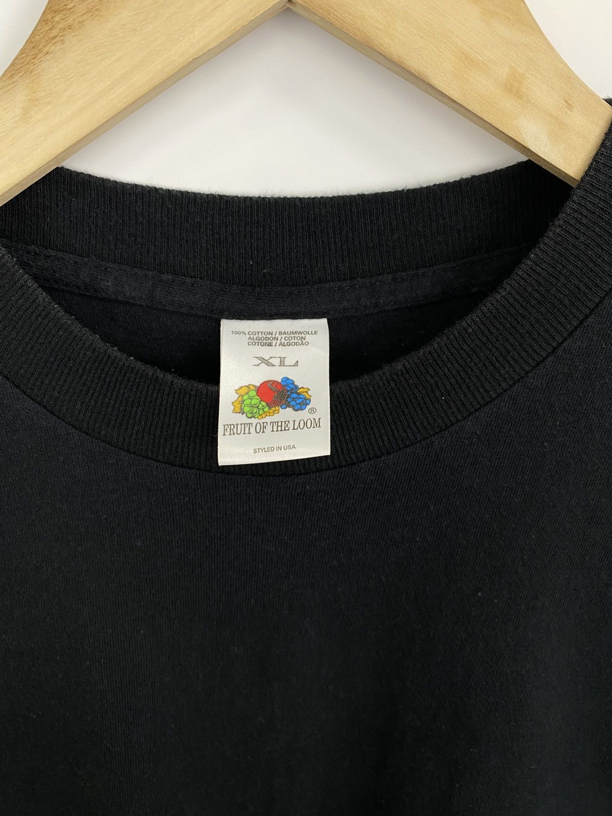 Fruit Of The Loom × Vintage Vintage 80s Fruit Of The Loom rare retro classic t-shirt Size US XL / EU 56 / 4 - 5 Thumbnail