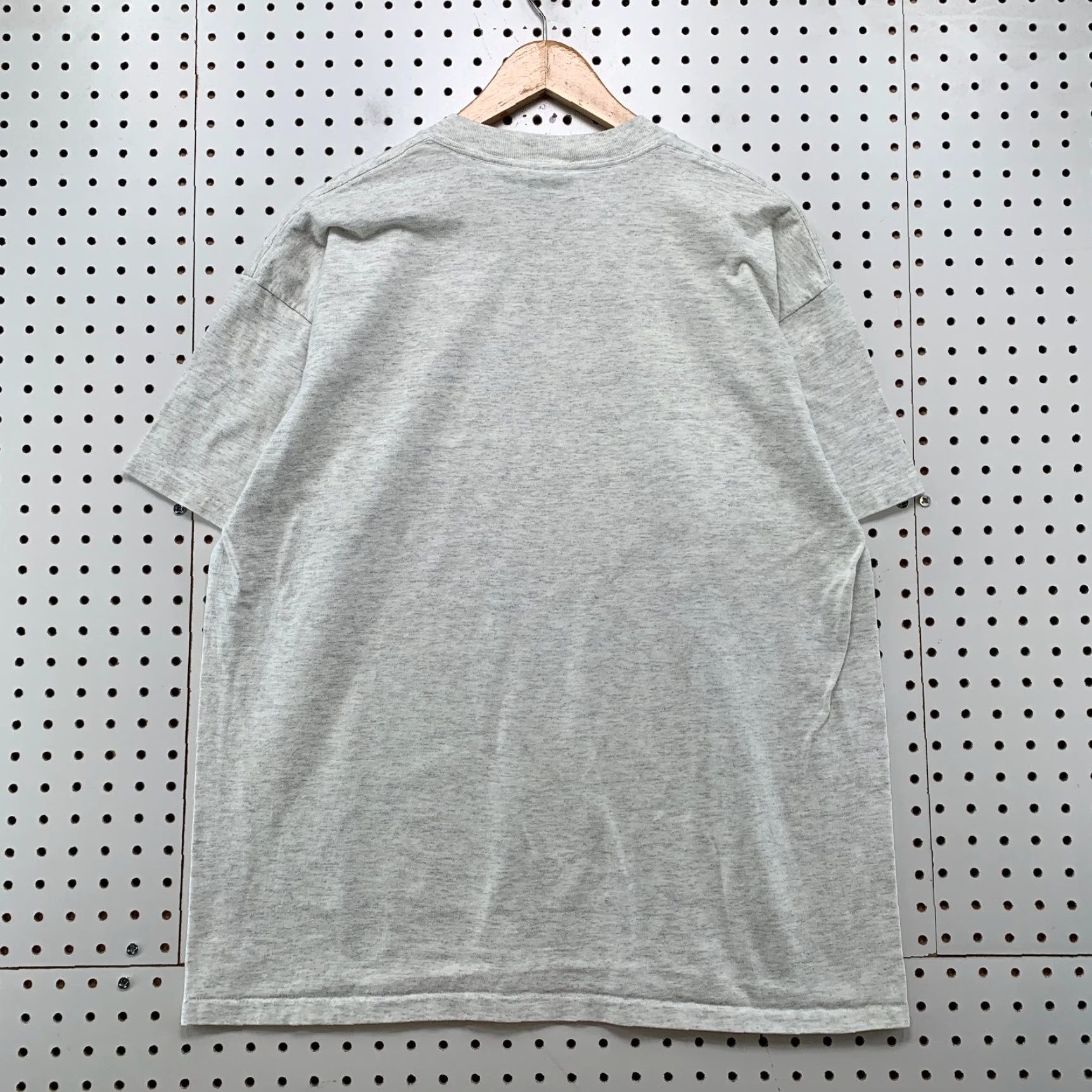 Vintage VINTAGE Oneita Gray T-Shirt Mens XL Soccer Goal Shirt 90s USA 90s Single Stitch Cotton Size US XL / EU 56 / 4 - 2 Thumbnail