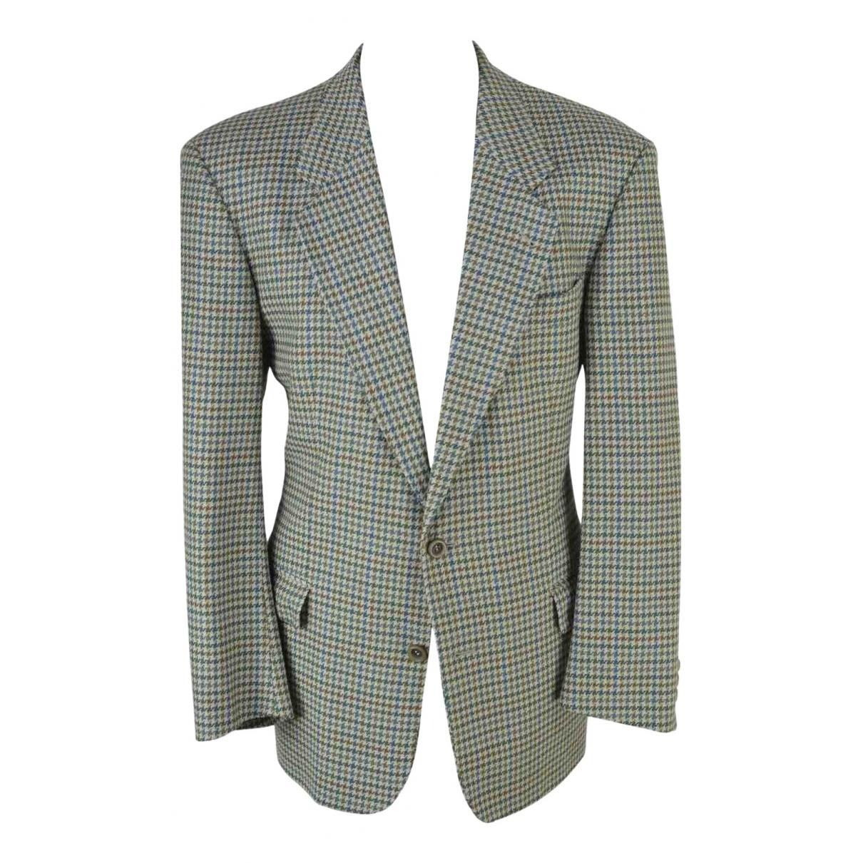 Hugo Boss Blazer size 40S US Mens Wool Cashmere Vintage Houn