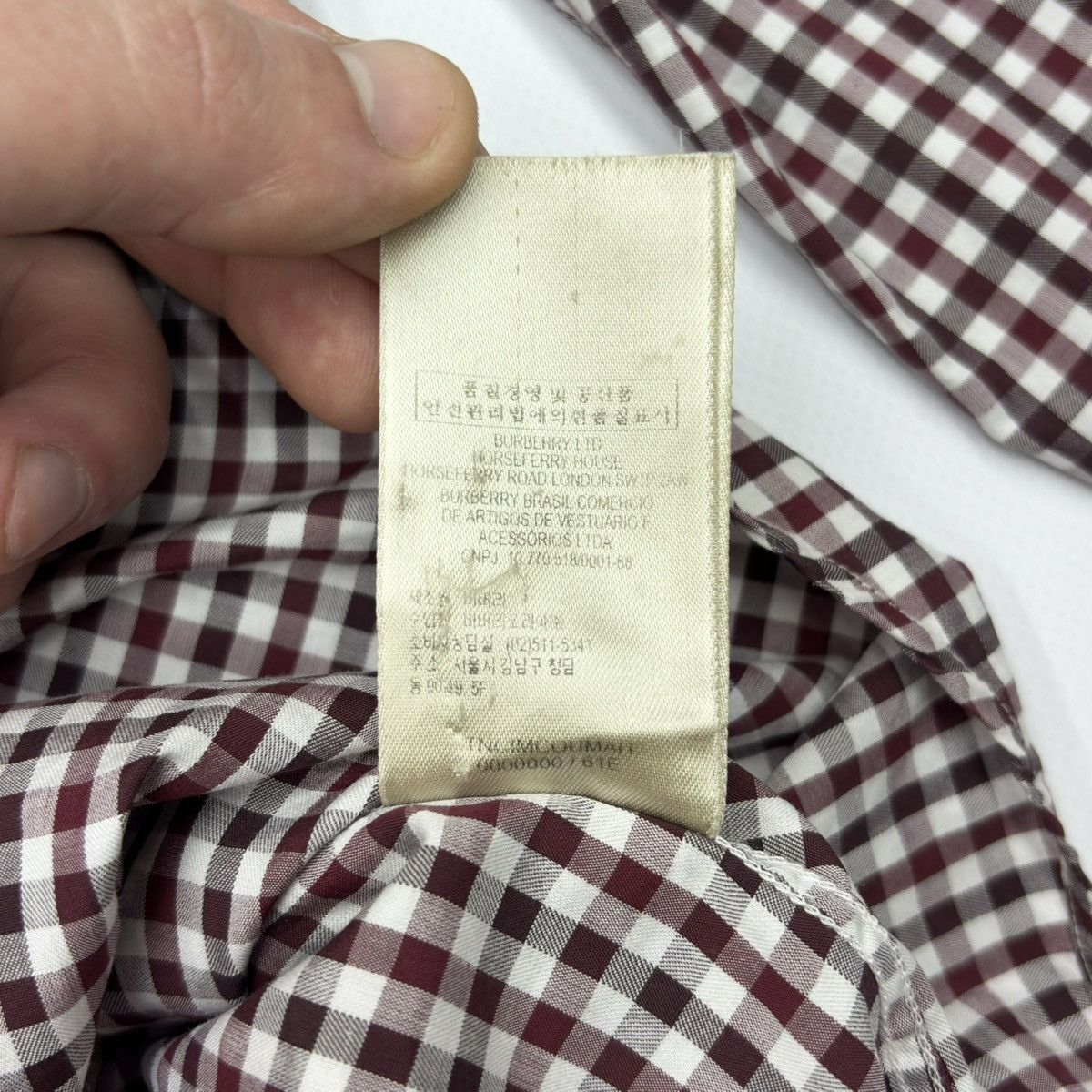 Burberry Burberry London Vintage Shirt Button Up Size US M / EU 48-50 / 2 - 12 Thumbnail