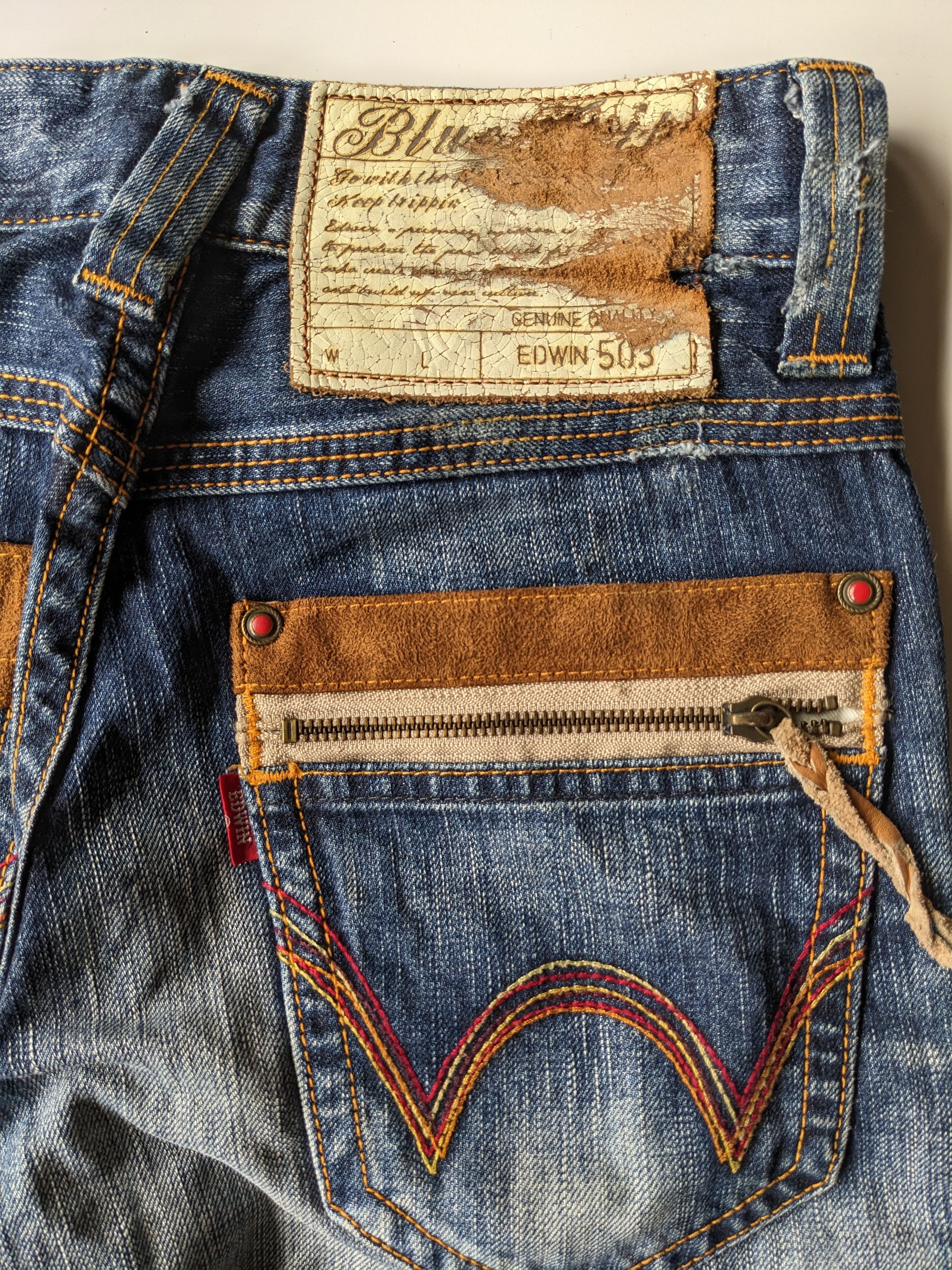Edwin × If Six Was Nine Edwin 503 flare faded jeans Size US 28 / EU 44 - 7 Thumbnail