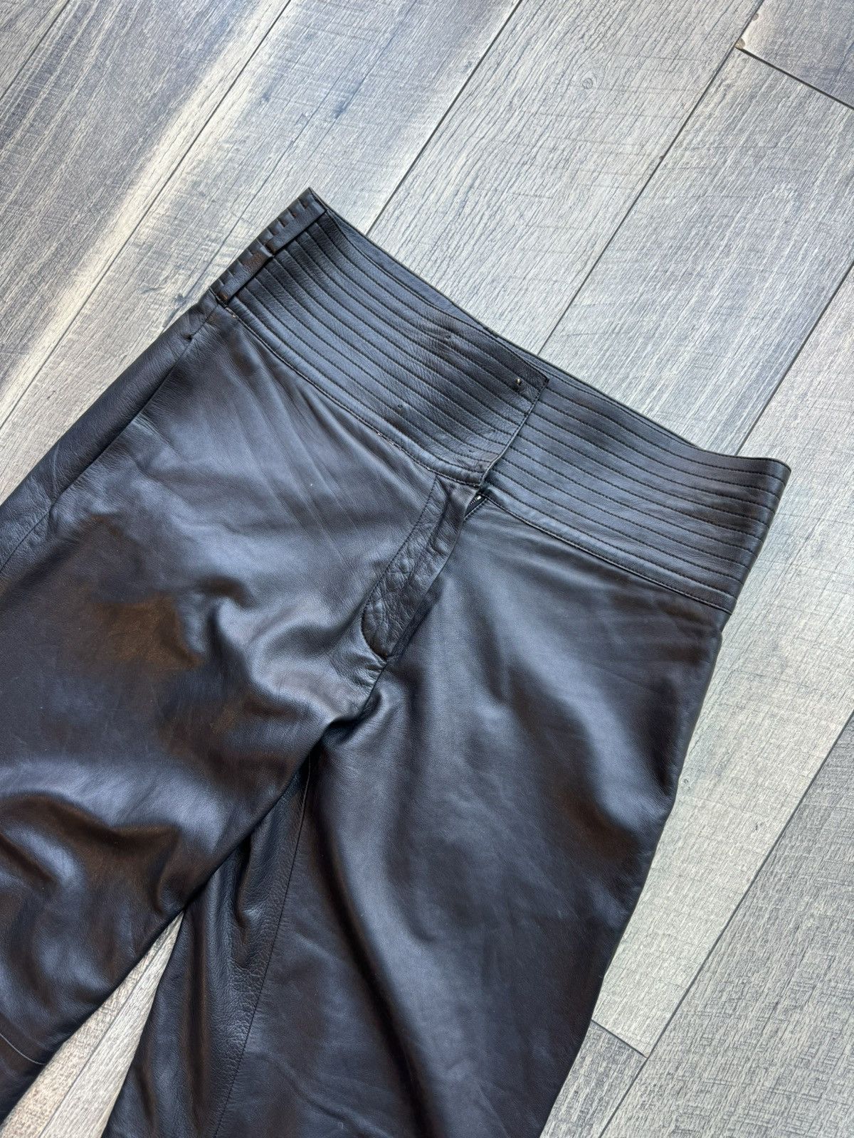 Loewe Loewe Black Lamb Skin Leather Pants New - 36 Size US 32 / EU 48 - 4 Thumbnail
