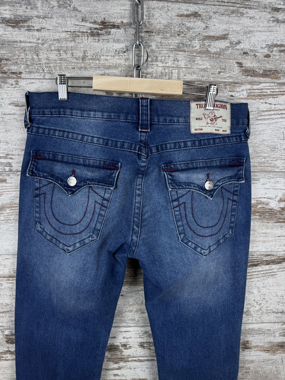 Japanese Brand × True Religion Vintage True Religion rocco relaxed skinny jeans pants denim Size US 34 / EU 50 - 9 Thumbnail