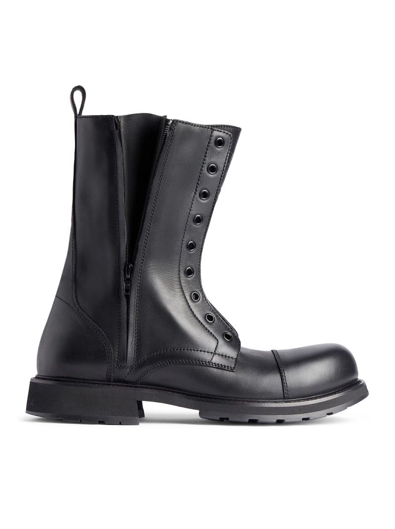 Balenciaga LACE-UP BOOT IN SOFT CALF LEATHER Size US 9 / EU 42 - 1 Thumbnail