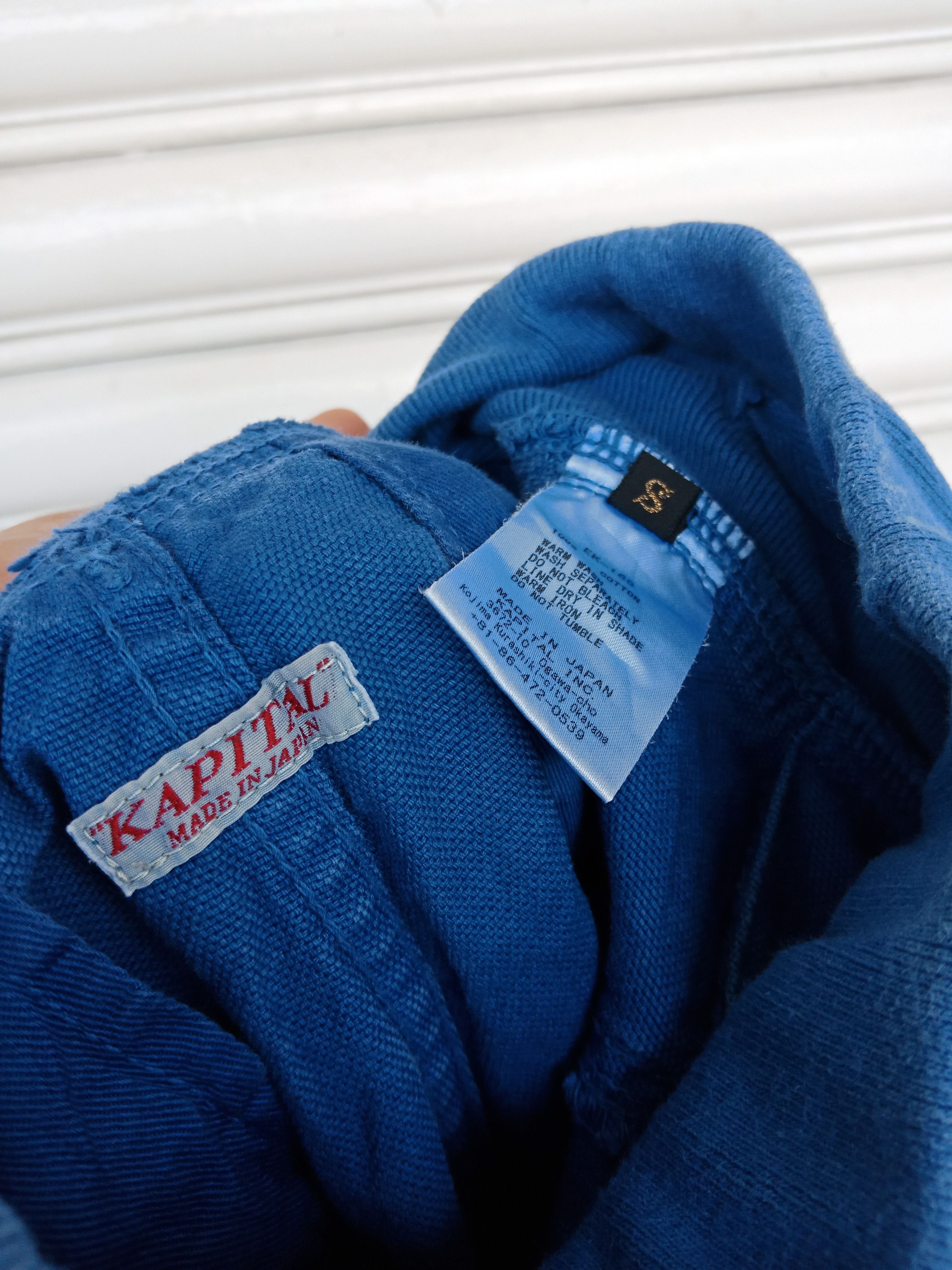 Kapital Kapital Blue Stretchable Waist Pants (31"-33") Size US 31 - 11 Thumbnail