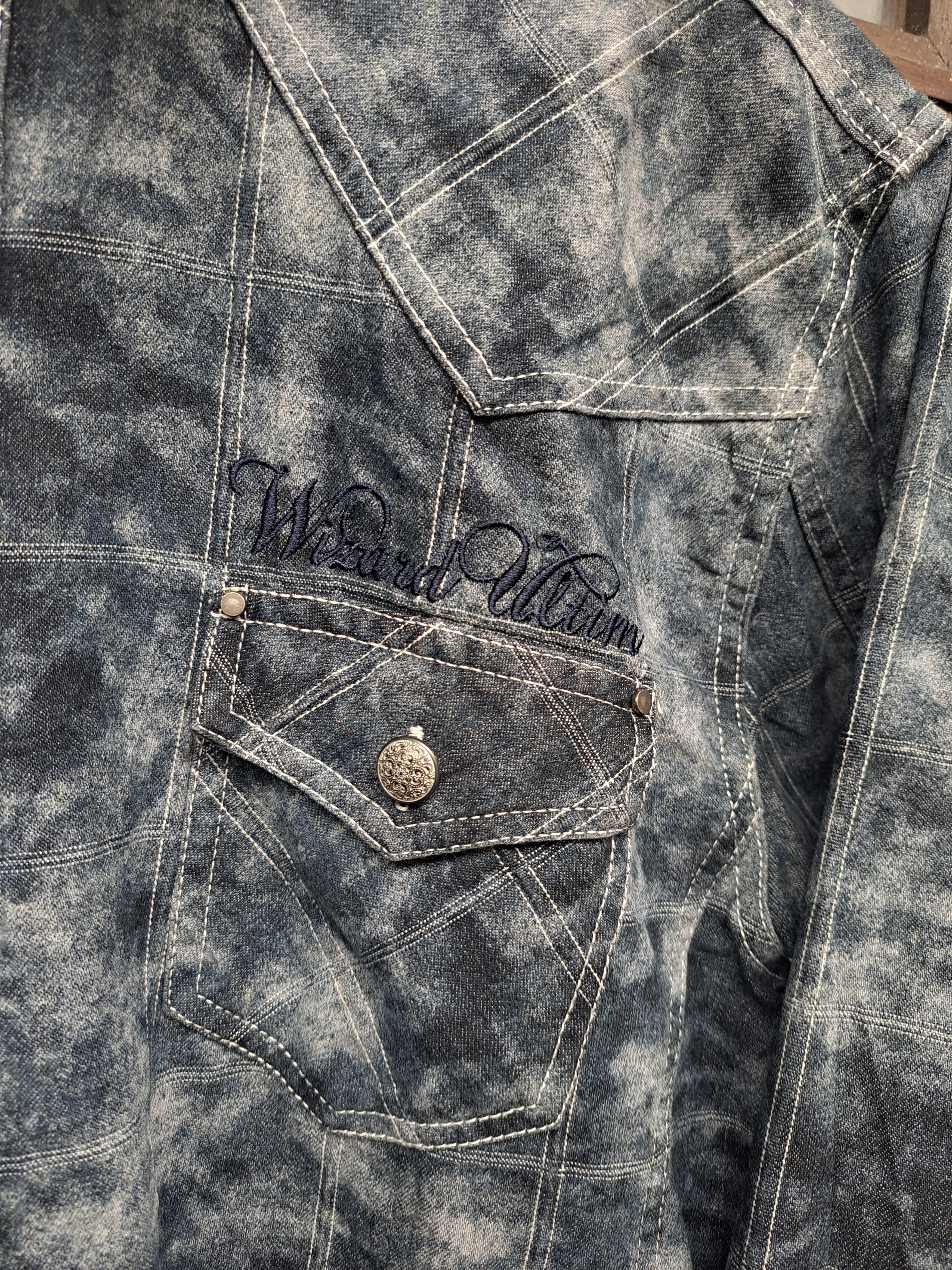 If Six Was Nine In the Attic Mens Shirt Floral Ghotic LL Japan Size US L / EU 52-54 / 3 - 3 Thumbnail