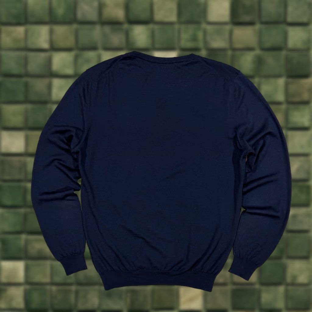 Vintage Maurizio Baldassari Wool Sweater Navy Crew Neck Mens Size S Size US S / EU 44-46 / 1 - 1 Thumbnail