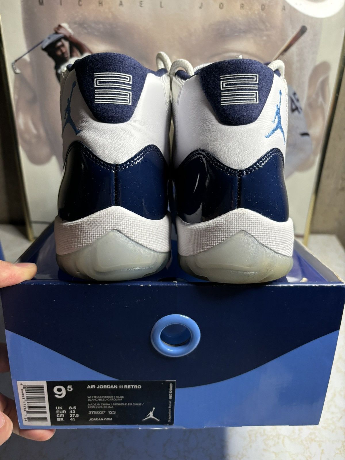 Jordan Brand Air Jordan 11 Retro Win Like 82 Win Like '82 2017 Size US 9.5 / EU 42-43 - 7 Thumbnail