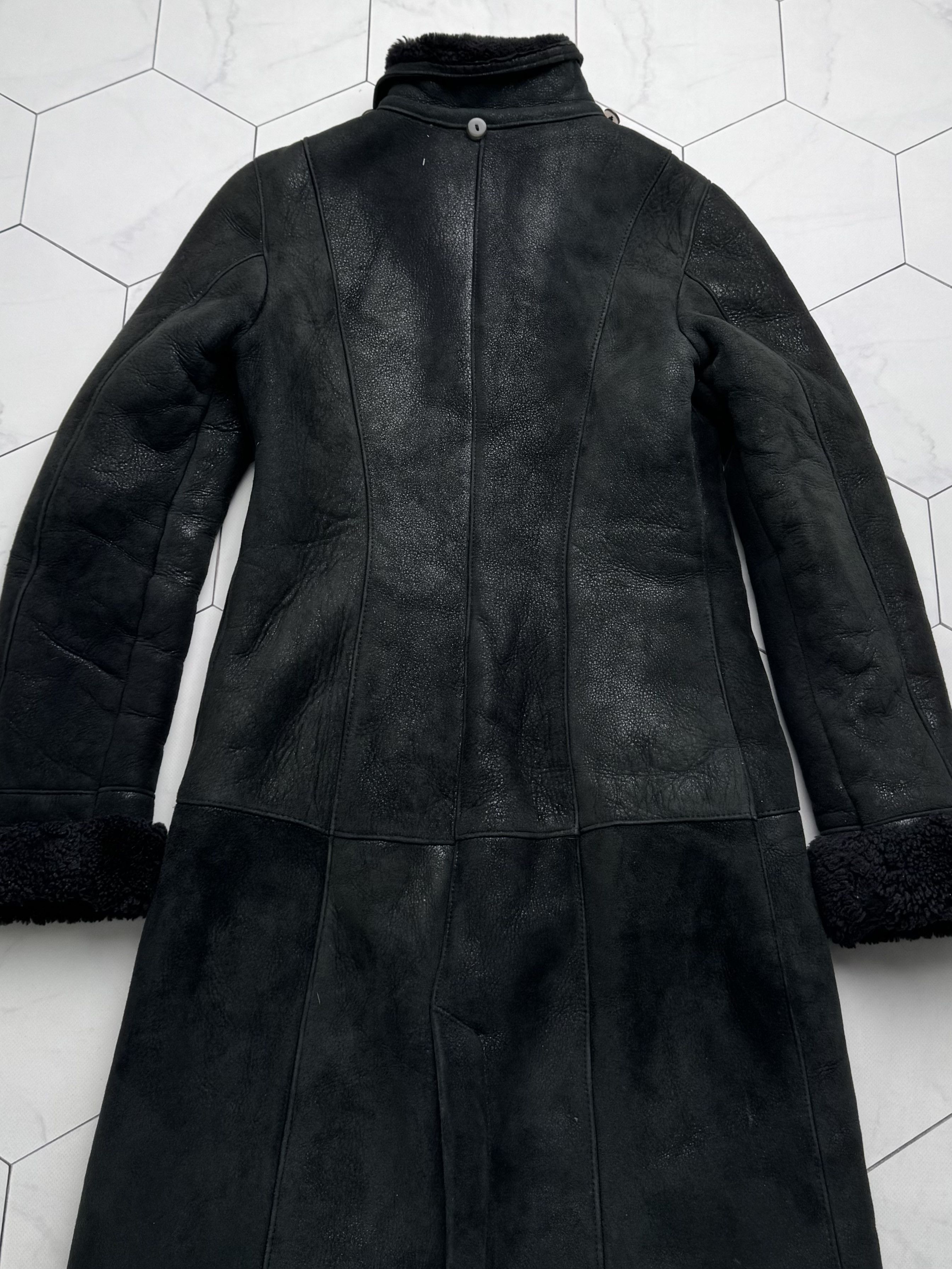 Vintage Vintage Real Sheepskin Coat (B550) Size S / US 4 / IT 40 - 15 Thumbnail