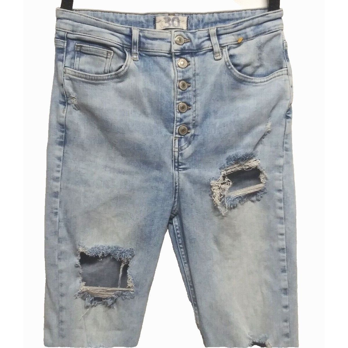 Free People Free People Jeans We The Free Sabrina Distressed Skinny Sz 3 Size 30" / US 8 / IT 44 - 3 Thumbnail