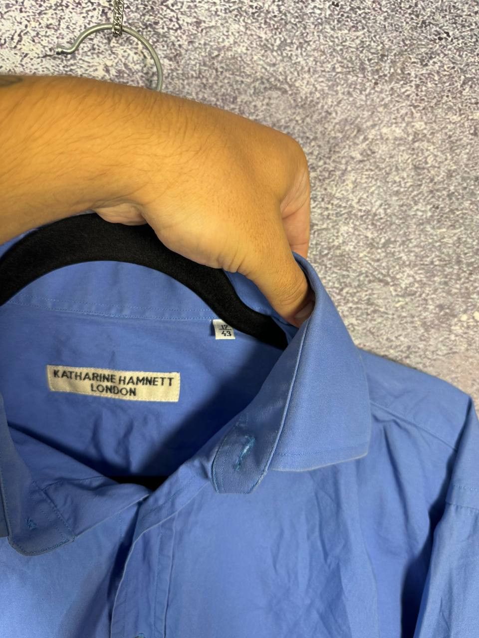 Katharine Hamnett London Katharine Hamnett London Shirt Button Blue Men's Size US XL / EU 56 / 4 - 8 Thumbnail
