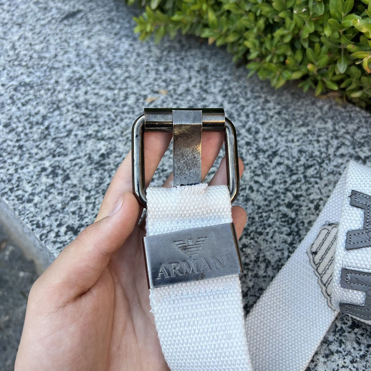 Hysteric Glamour Armani Rhinestones Faded Distressed BB Simons Style Belt Size ONE SIZE - 5 Thumbnail