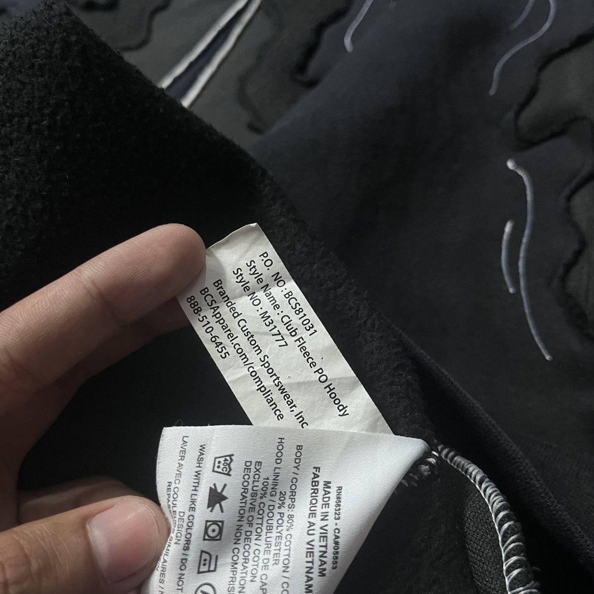 Nike Reworked Nike hoodie skeleton Size US M / EU 48-50 / 2 - 8 Thumbnail
