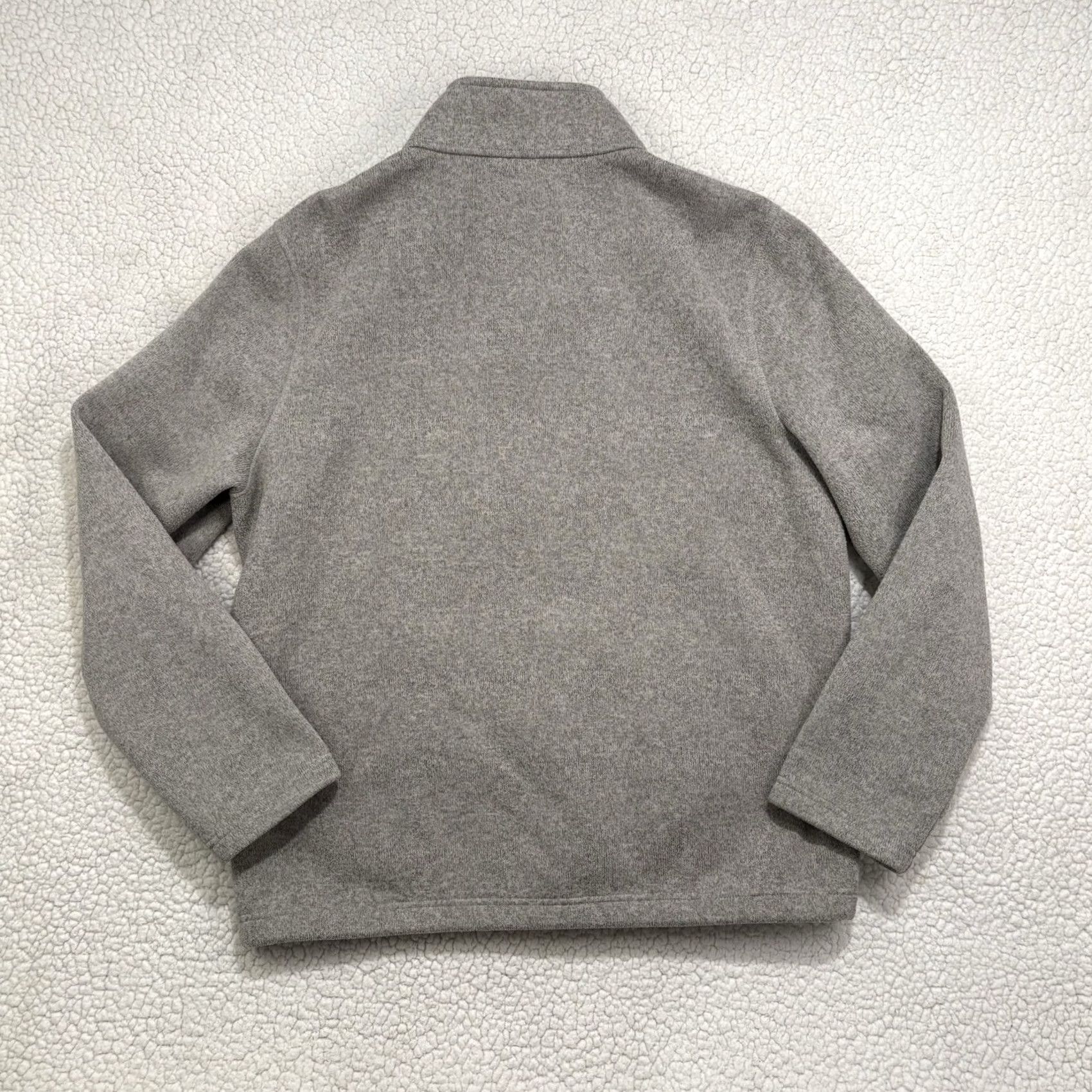 Vintage L.L. Bean Jacket Fleece Gray Mens Size L Full Zip Pockets Outdoors Regular Mid-Length Zip Jacket Size US L / EU 52-54 / 3 - 3 Thumbnail