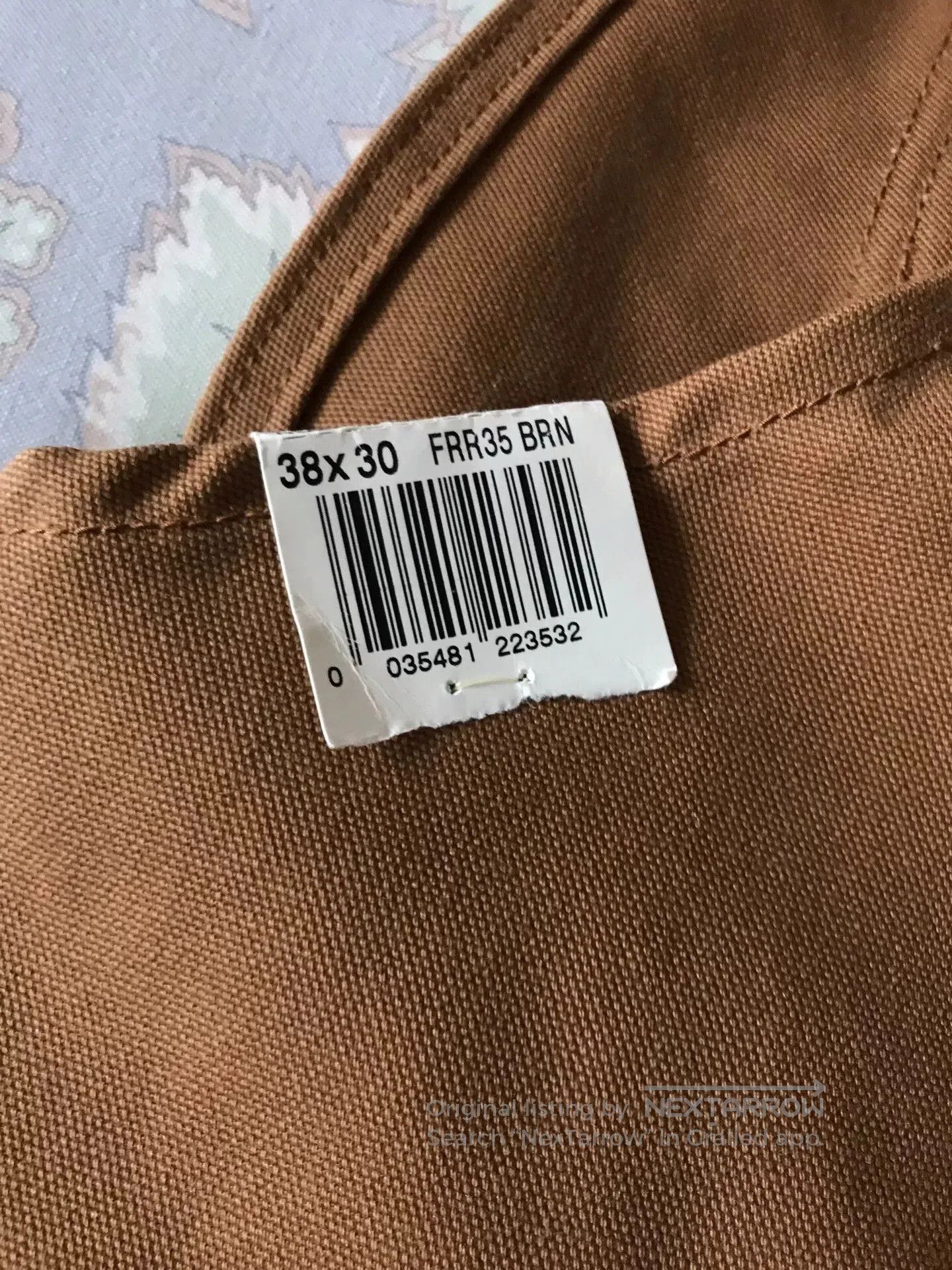 Carhartt Carhartt FRR35 Brown W38L30 Bib Overalls. Size US 38 / EU 54 - 8 Thumbnail